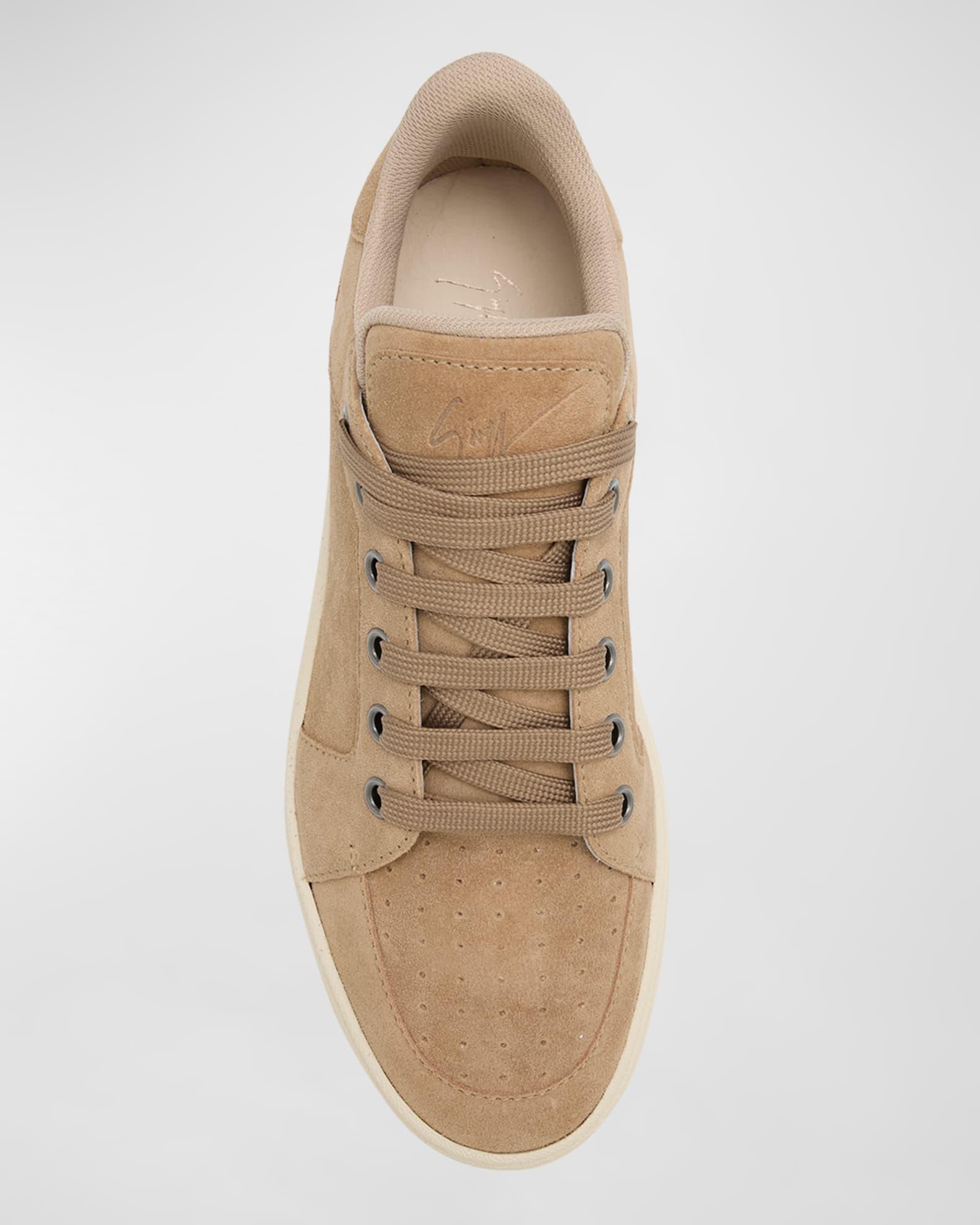 Mens Suede Low-Top Sneakers Product Image