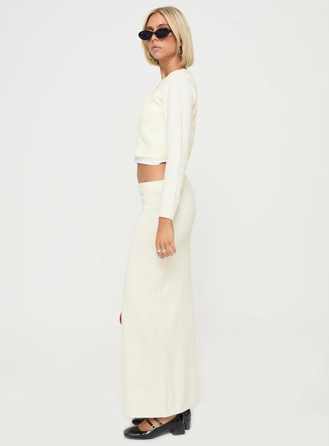 Collase Knit Sweater Cream Product Image