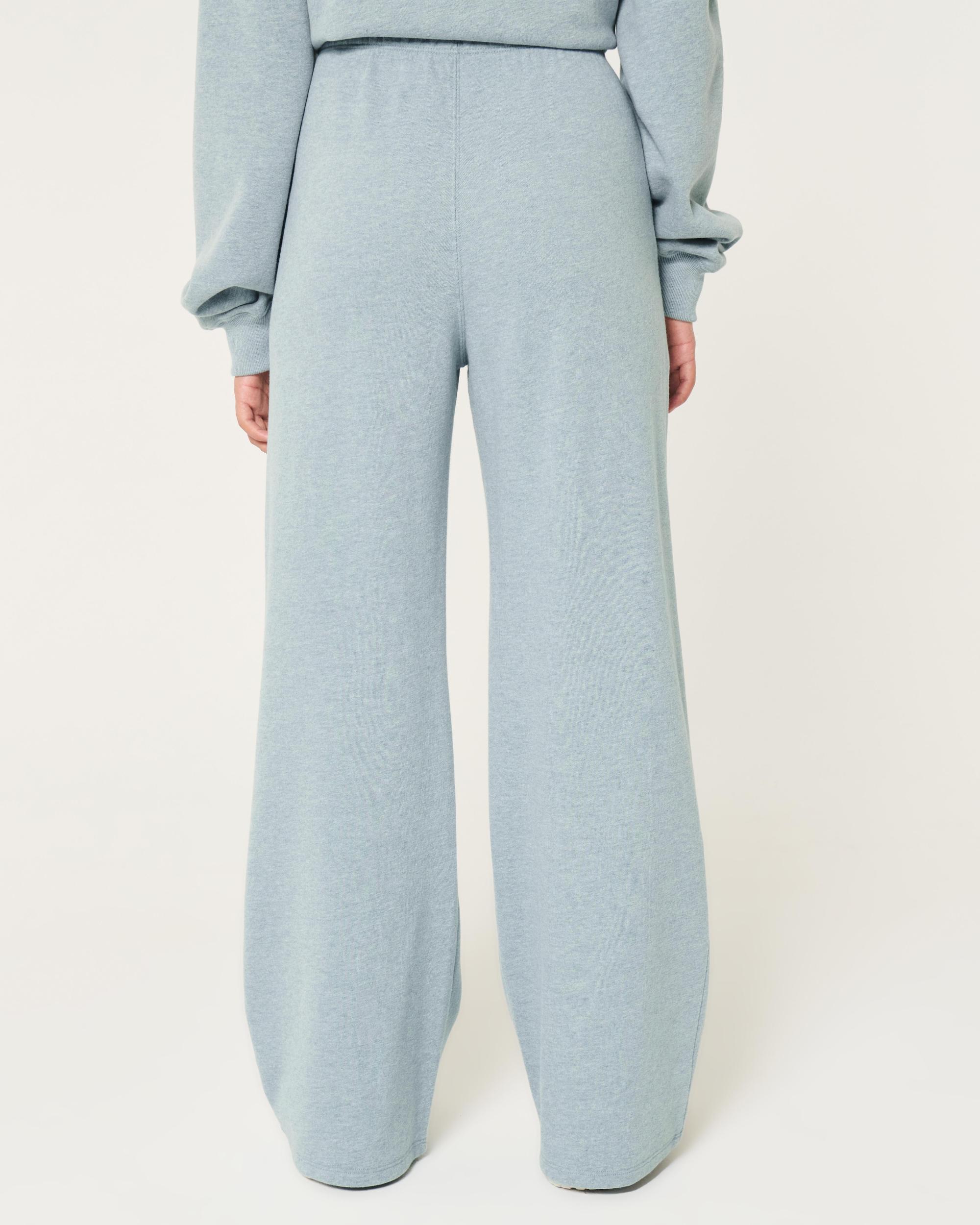 Hollister Feel Good Fleece Wide-Leg Pants Product Image