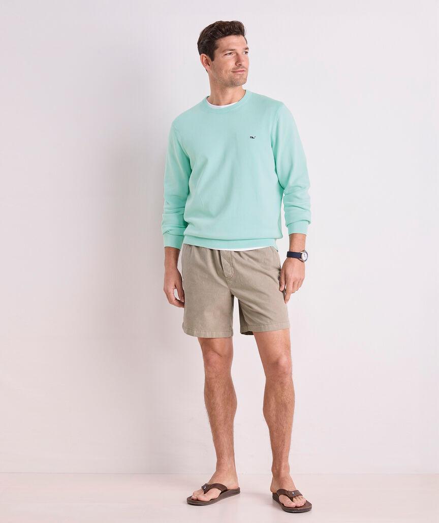 Garment-Dyed Cotton Crewneck Product Image