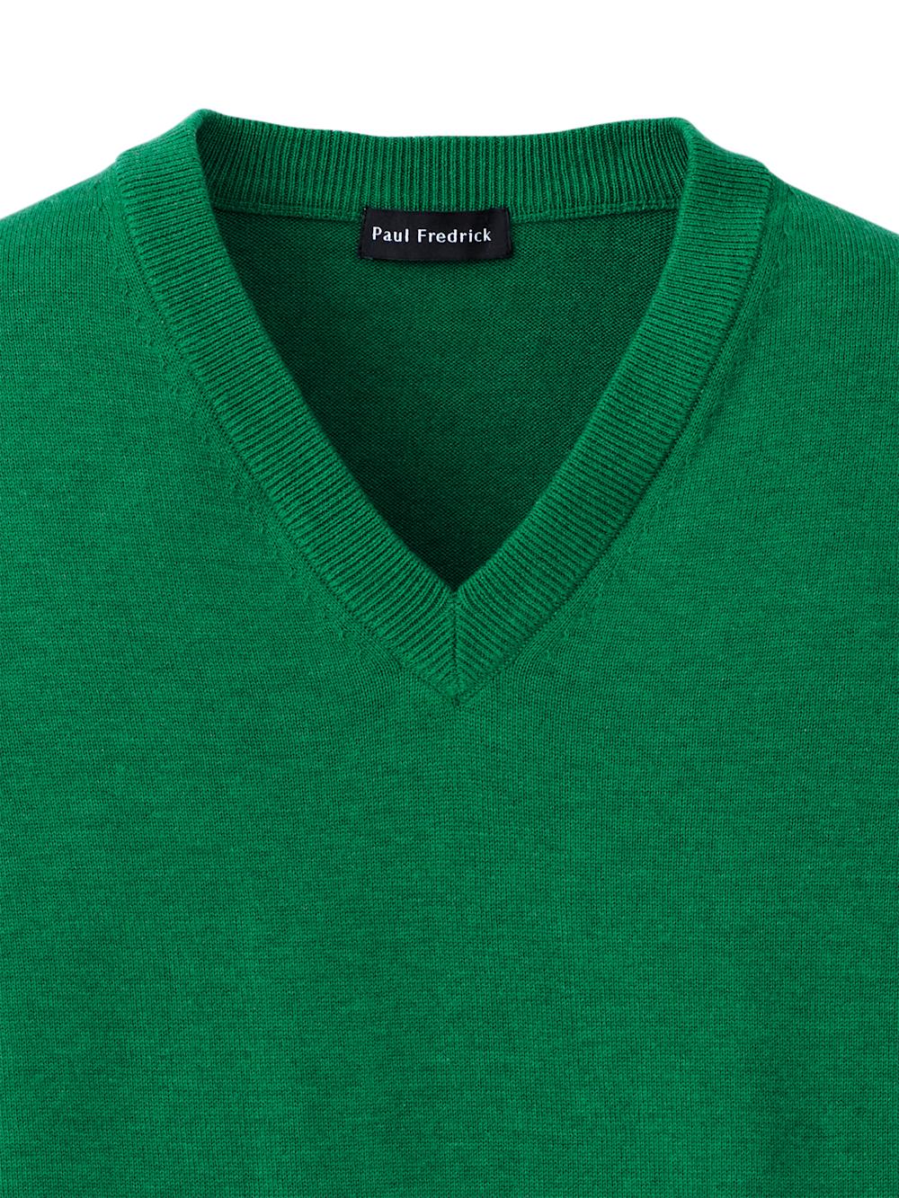 Supima Cotton Vest - Green Product Image