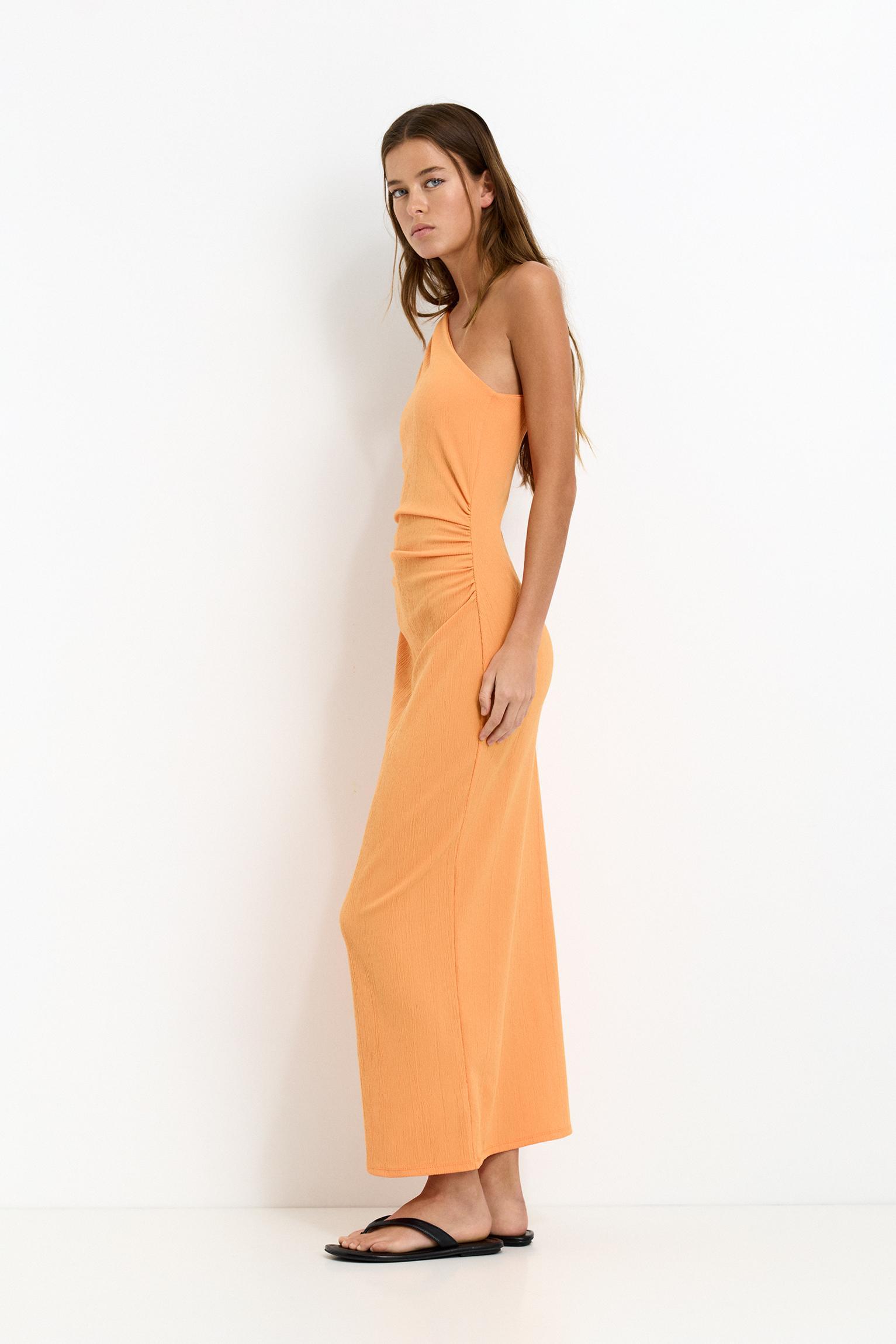 Asymmetric midi dress Product Image
