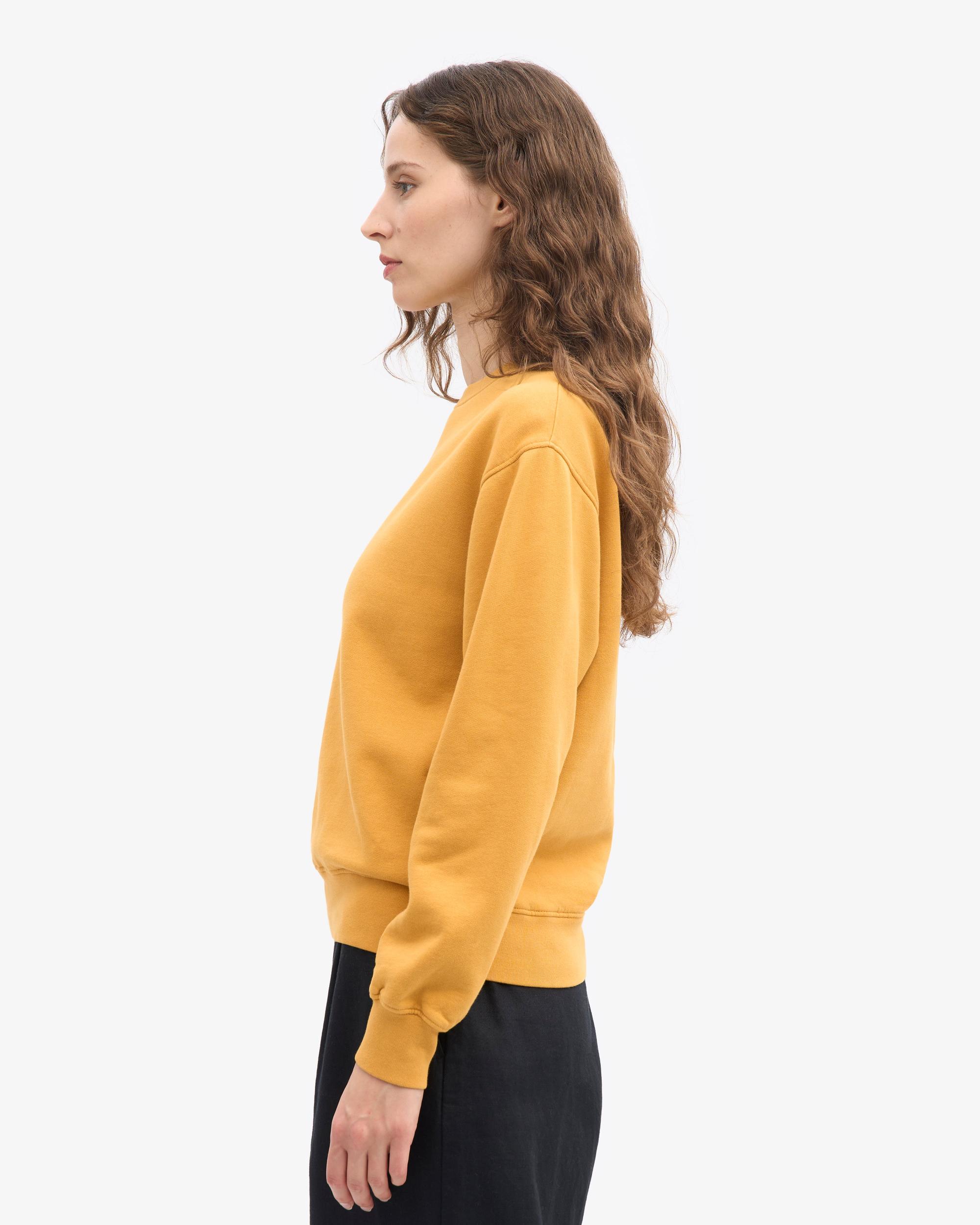 Women Classic Organic Crew - Burned Yellow Product Image