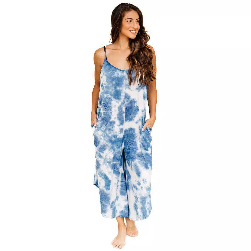 Women's J. Valdi Flowy Jumpsuit Swim Coverup,  Product Image