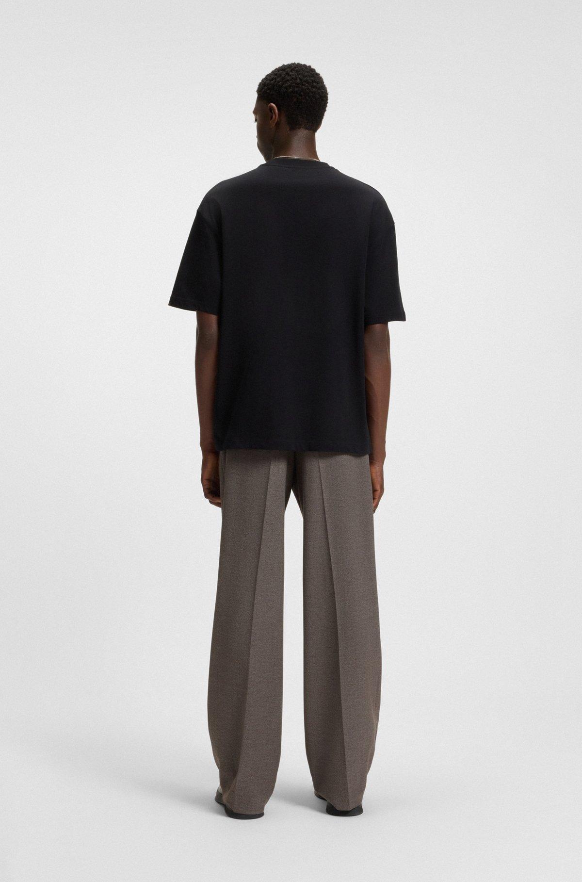 Modern-fit trousers in mouliné stretch twill Product Image