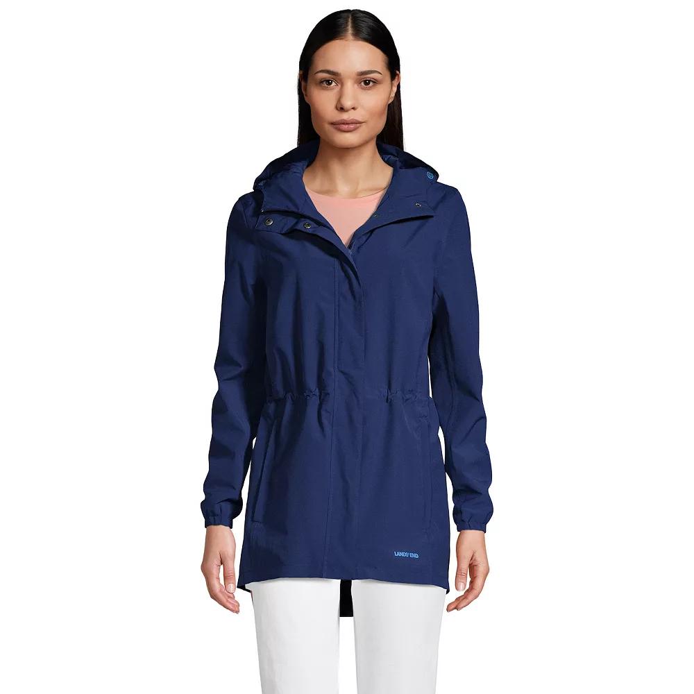 Women's Lands' End Hooded Packable Raincoat,  Product Image