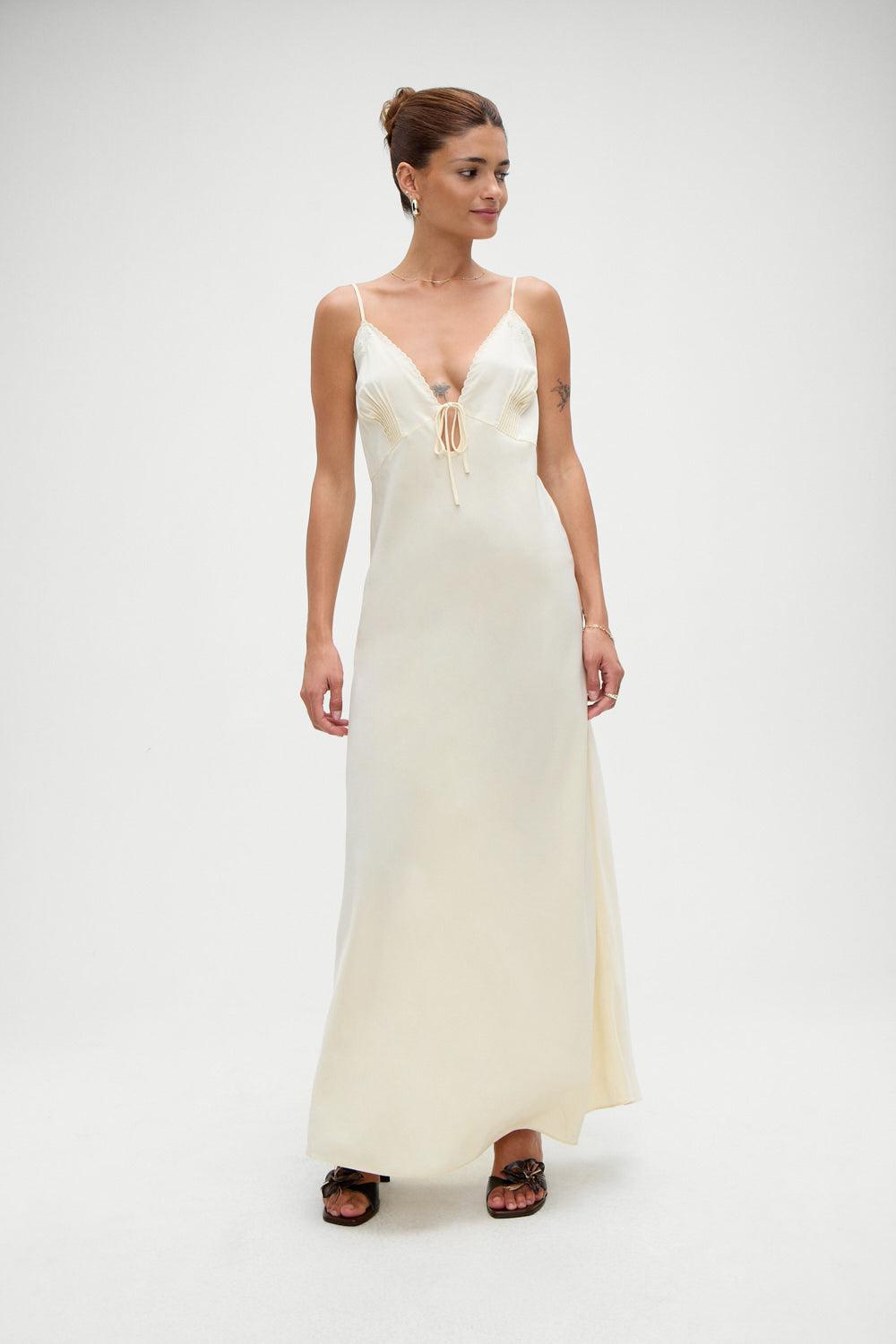 Beauty Maxi Dress - Macadamia Product Image