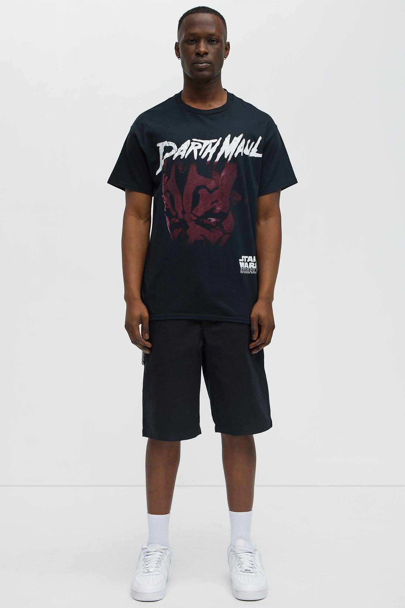 Star Wars Darth Maul Short Sleeve Tee - Black Male Product Image