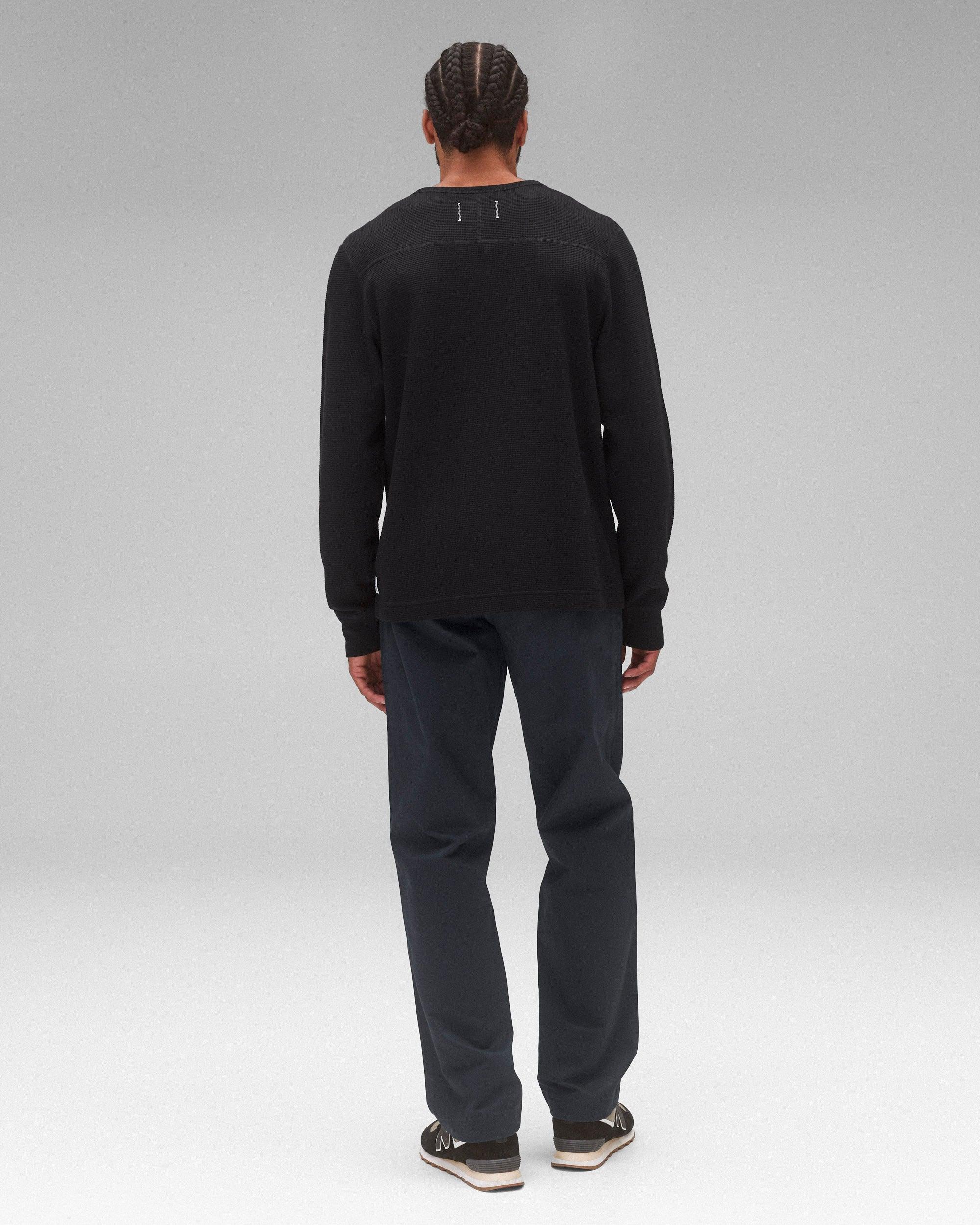 Lightweight Waffle Standard Henley Male Product Image