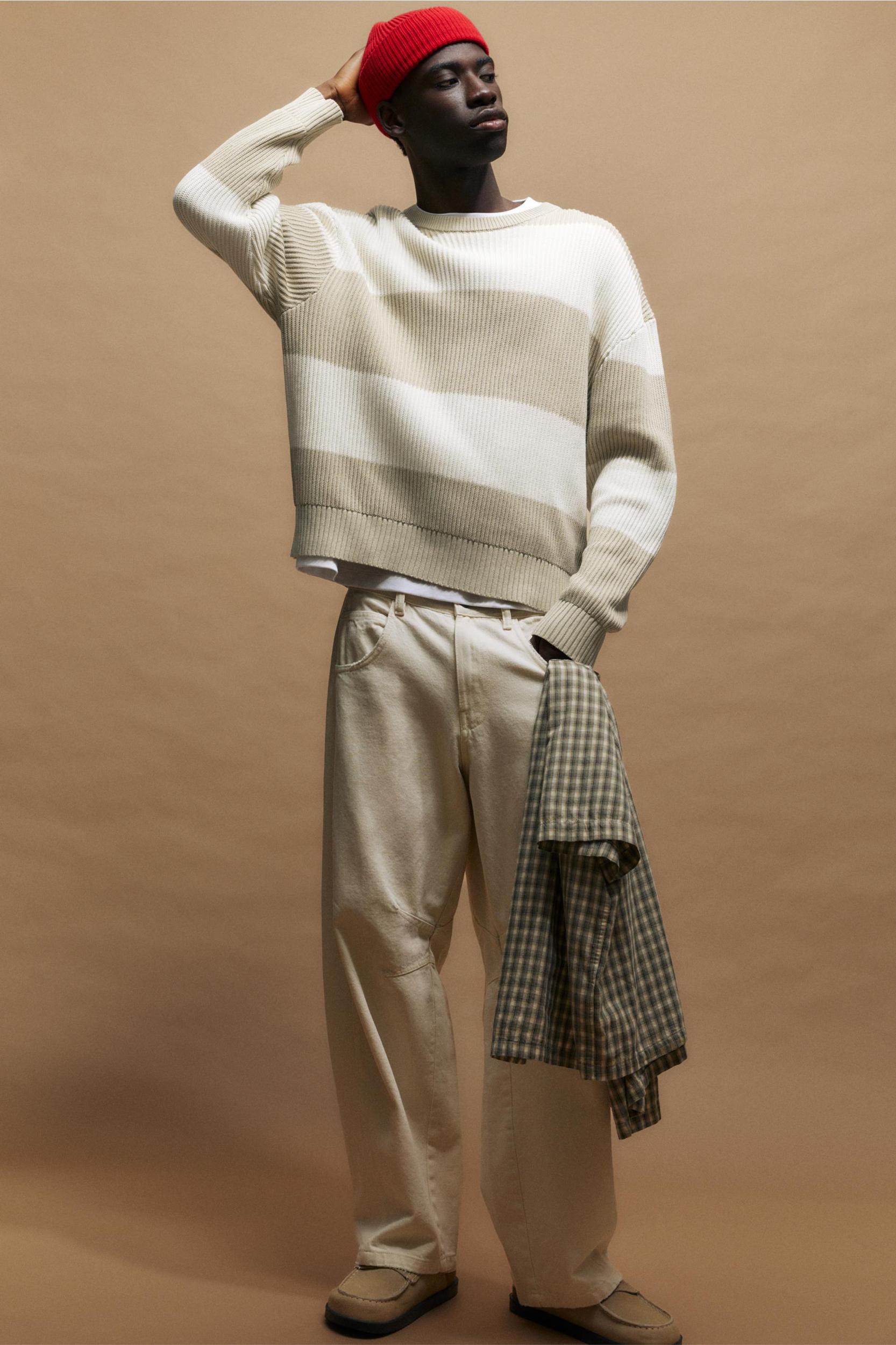 Acid wash knit jumper Product Image