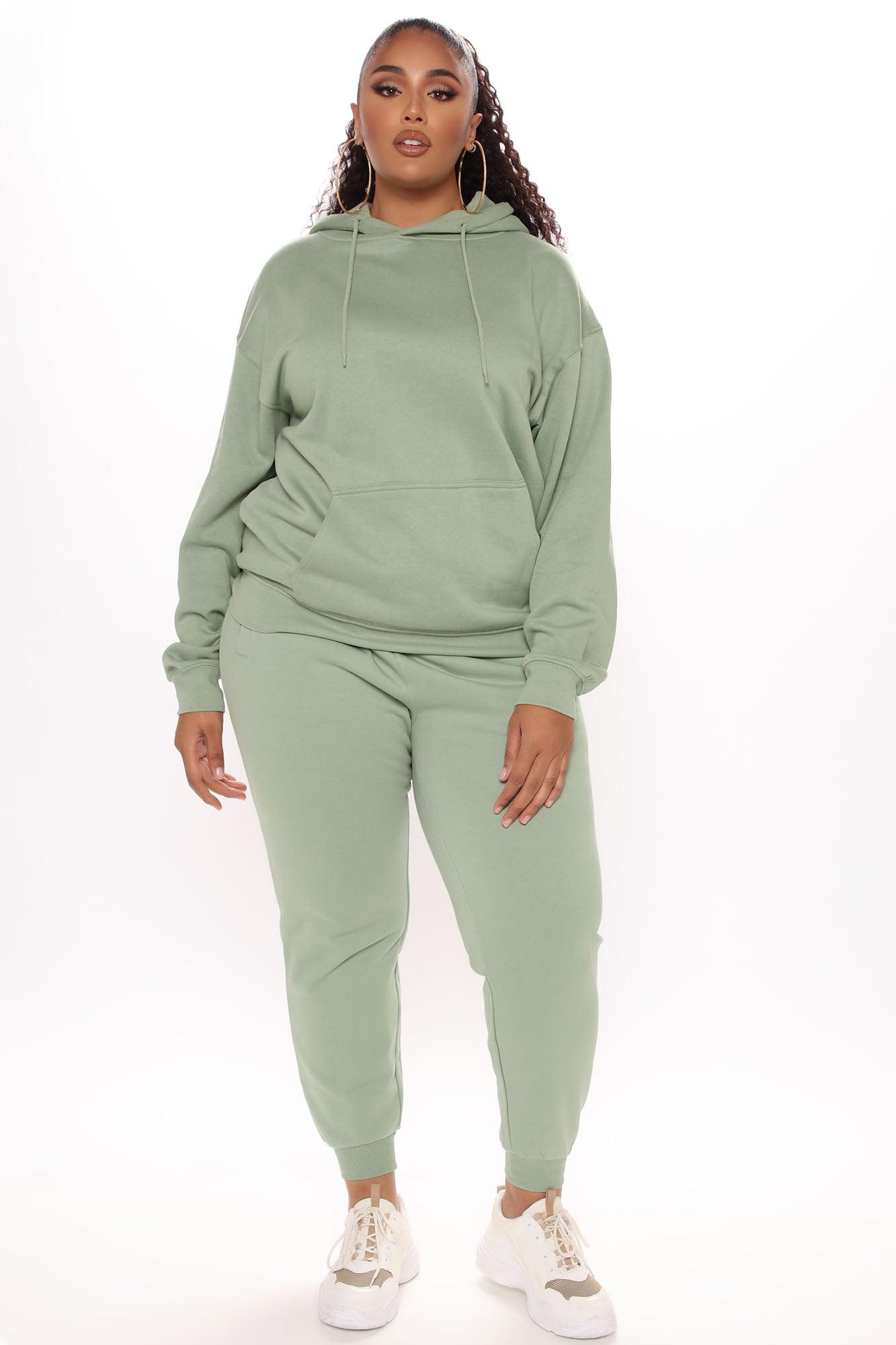 Stole Your Boyfriend's Oversized Jogger - Sage Product Image