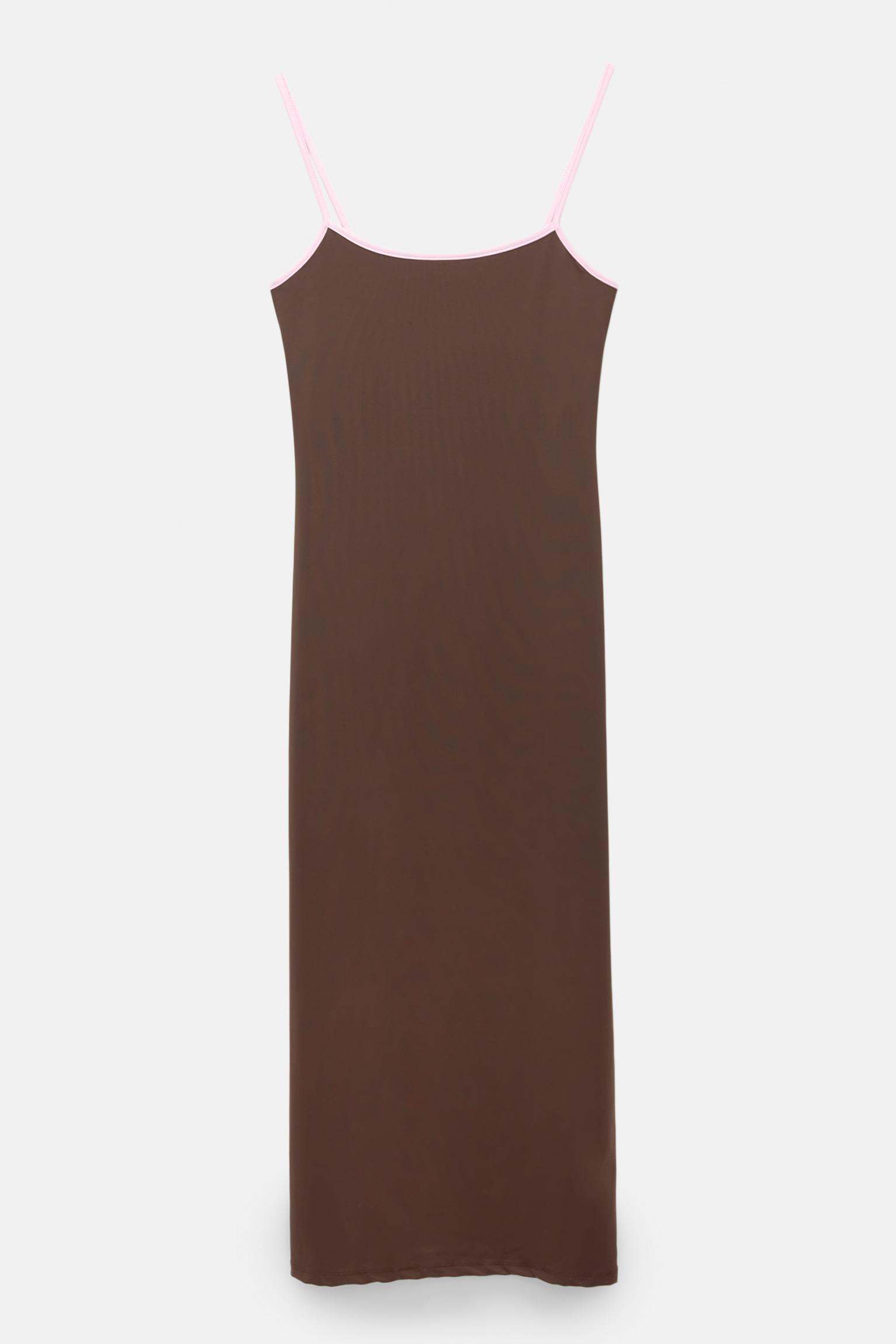 Strappy midi dress with cut-out Product Image
