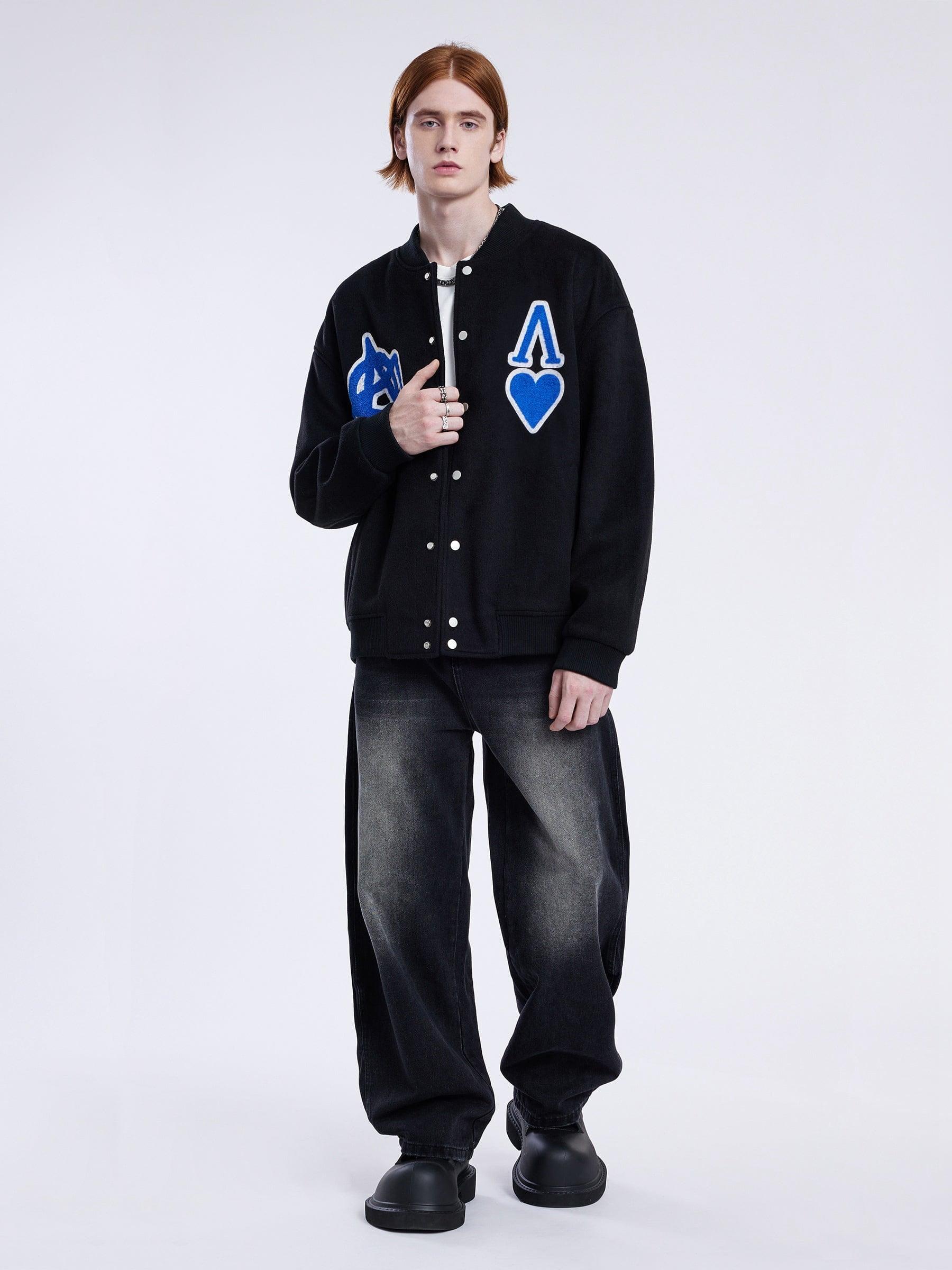 Aelfric Eden Patchwork Varsity Jacket Product Image