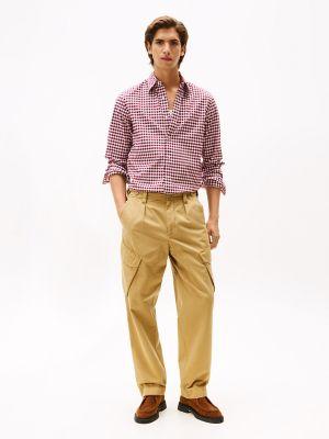 Regular Fit Gingham Oxford Shirt Product Image