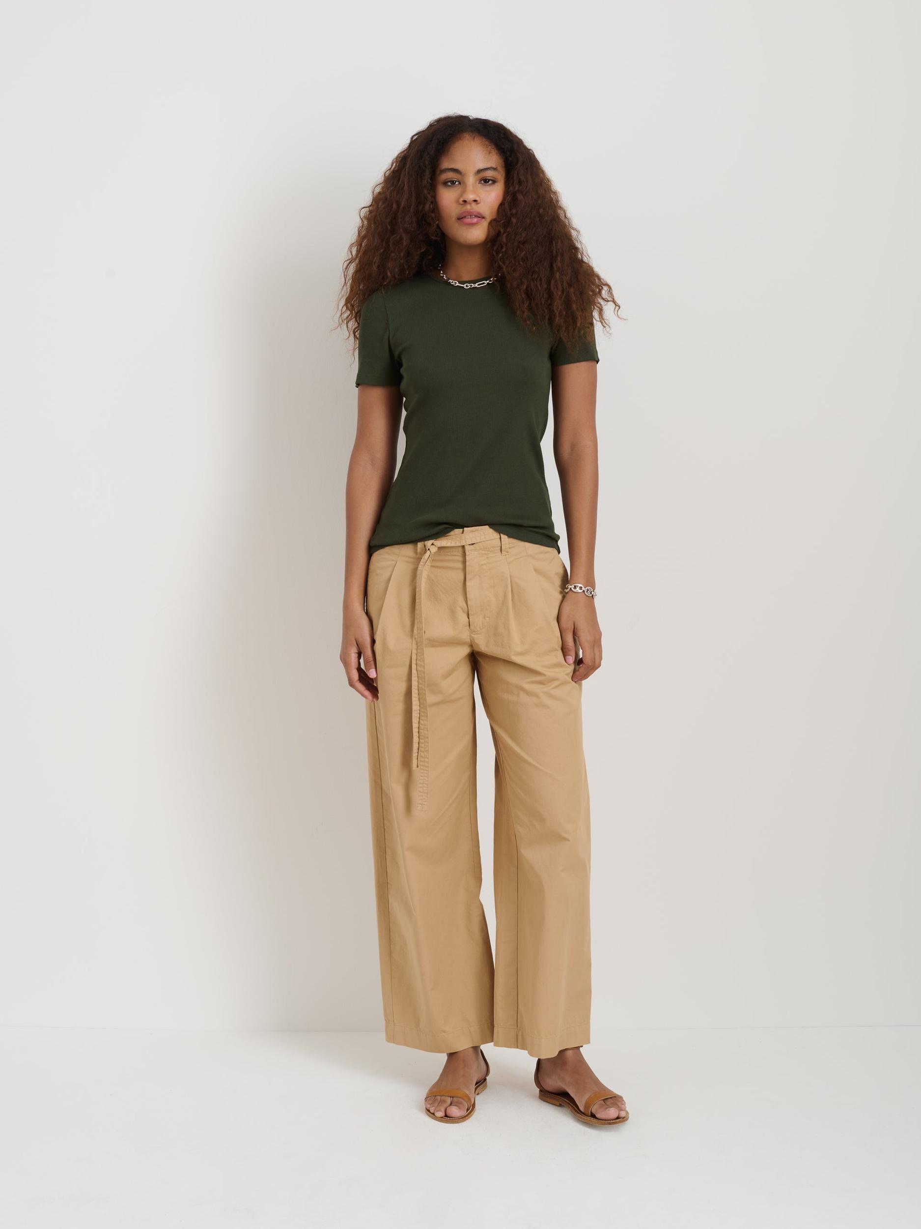 Carolyn Tee In Fine Rib Product Image