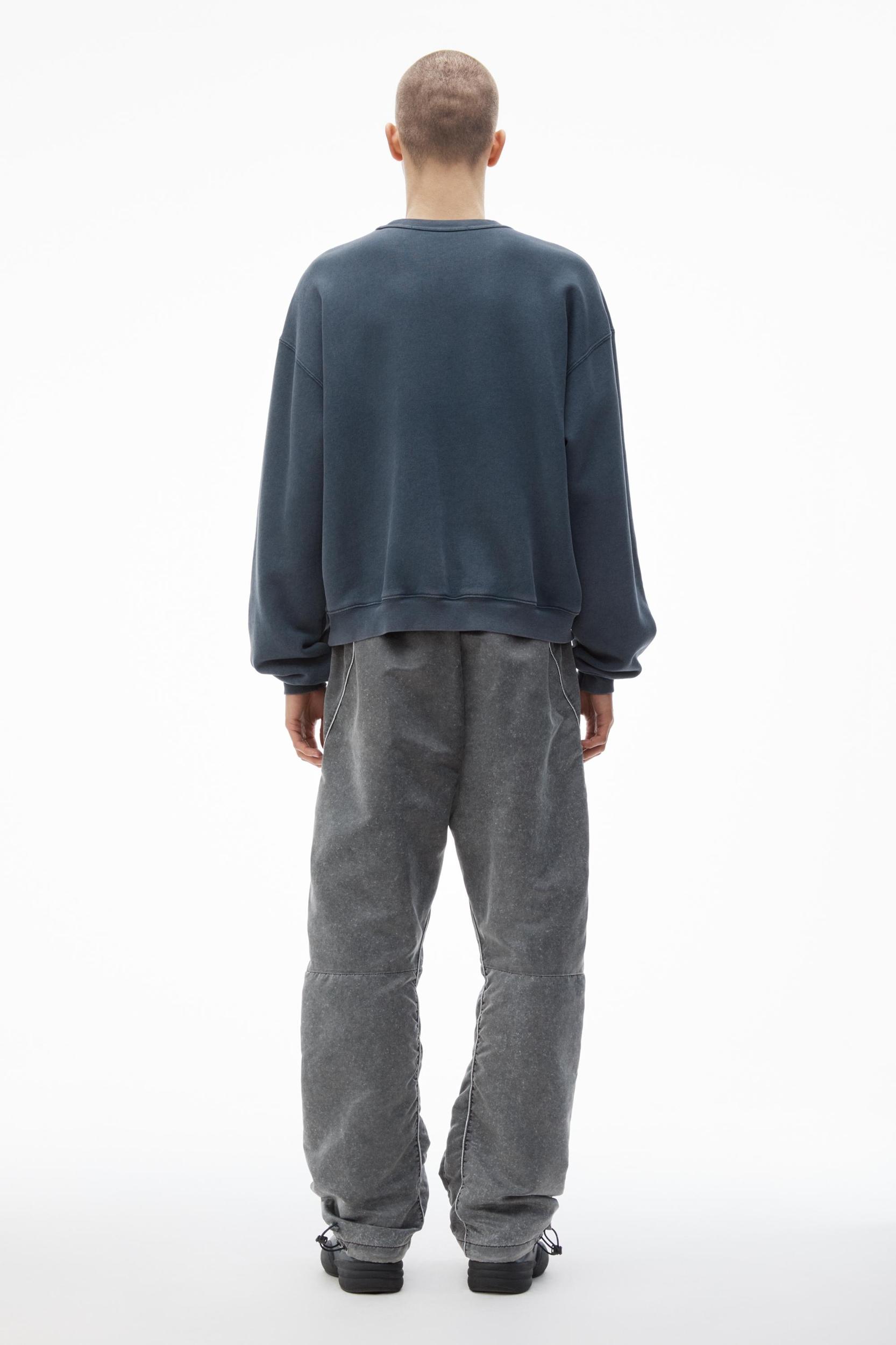 Unisex Logo-embossed Sweatshirt In Cotton Product Image