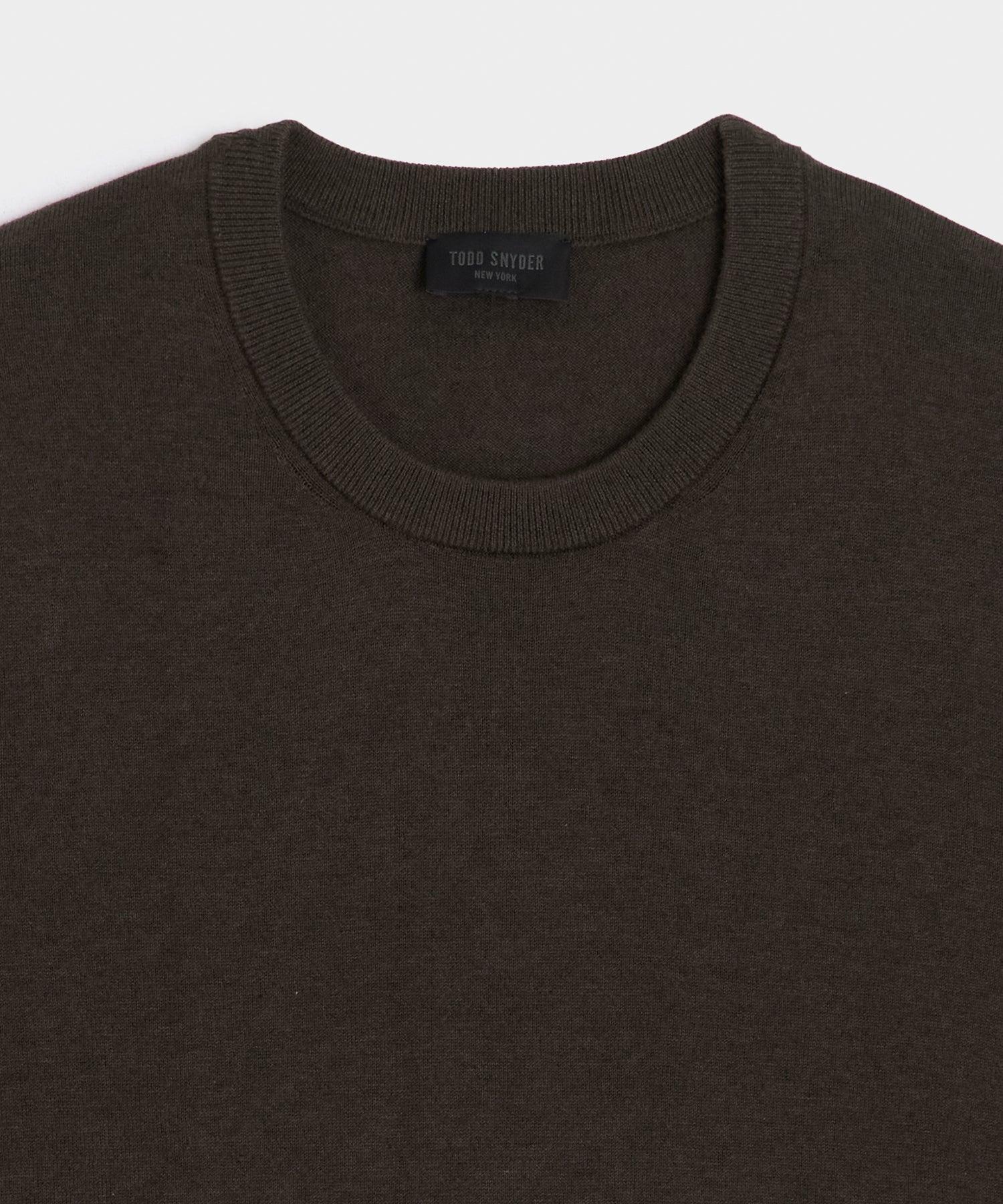 Cotton-Cashmere Sweater Tee Product Image