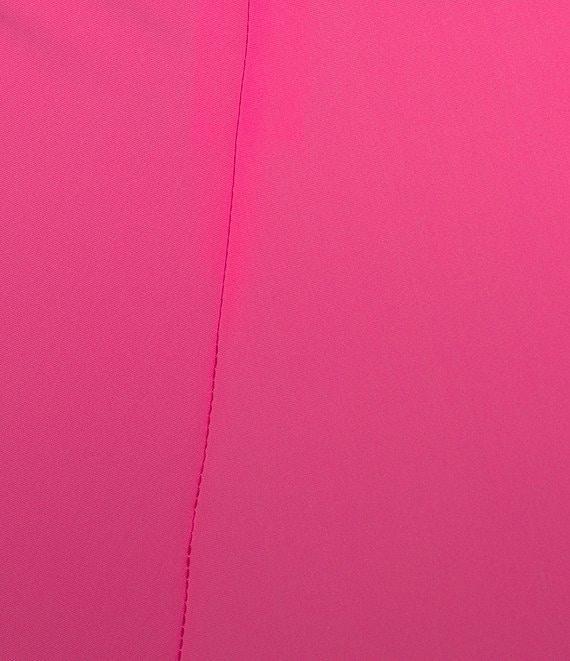 IC Collection Stretch Woven Slim Leg Slit Hem Ankle Pants Product Image