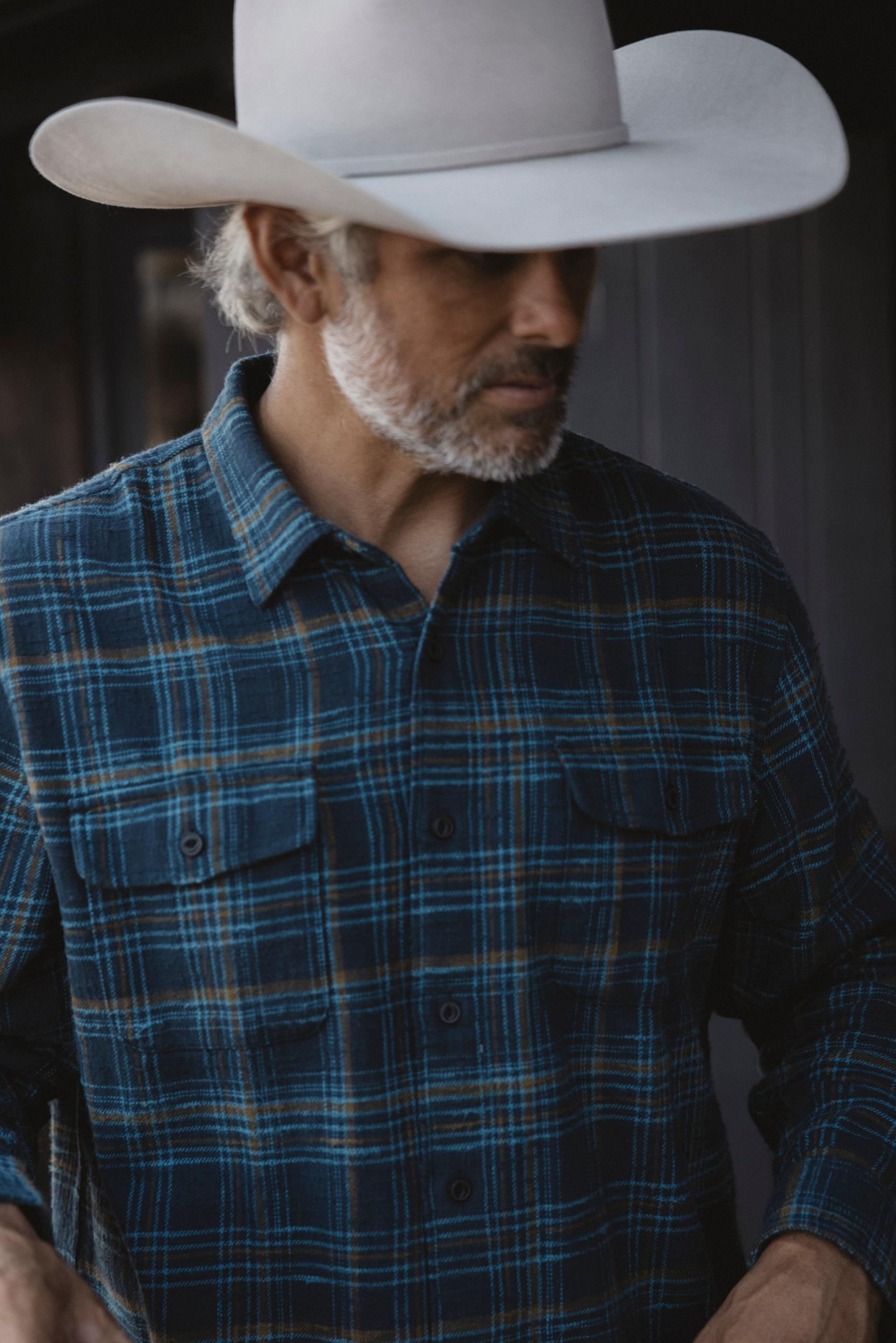Vintage Slub Twill Shirt - Blue Curry Product Image