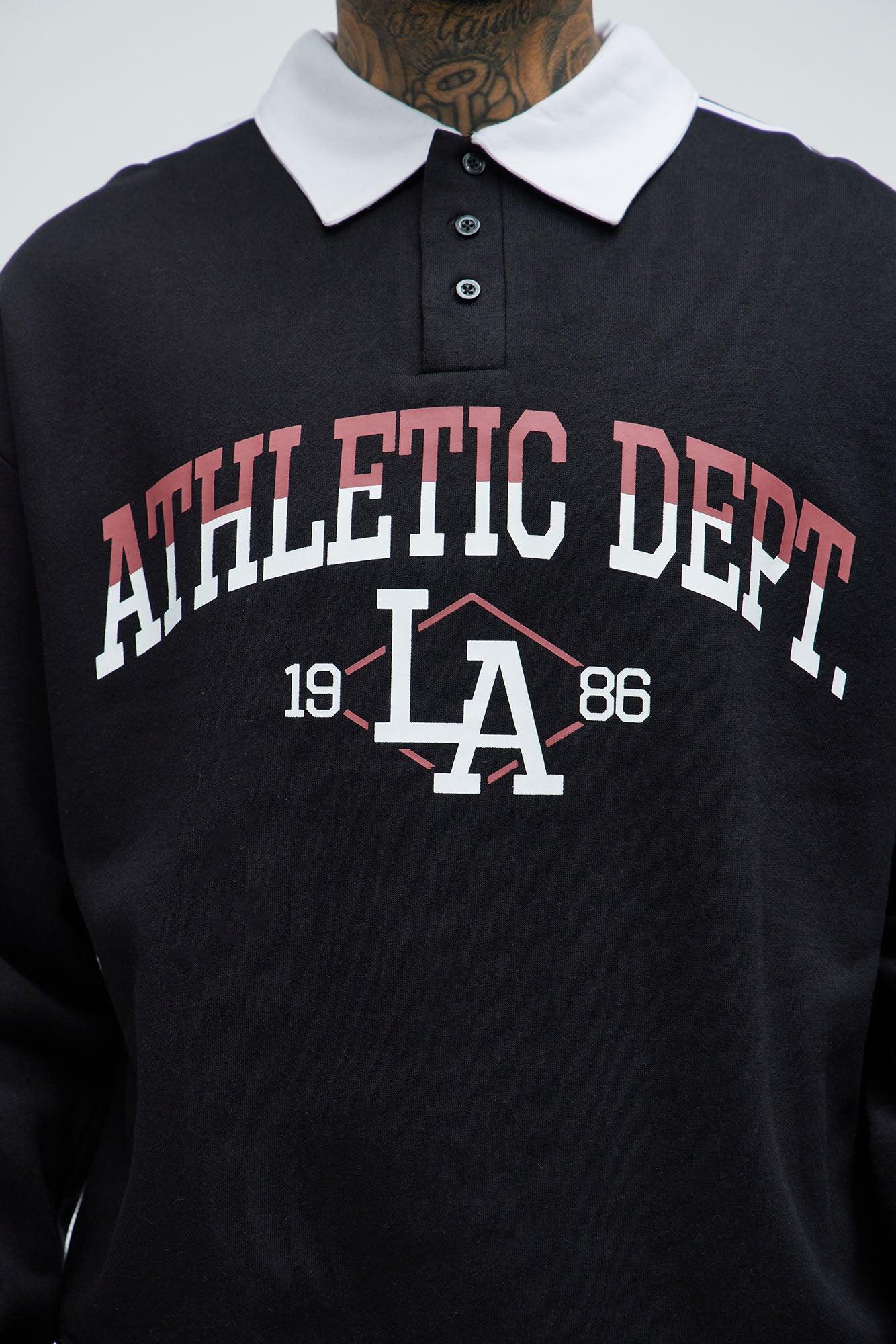 LA 1966 Athletic Dept. Collar Sweatshirt - Black Product Image