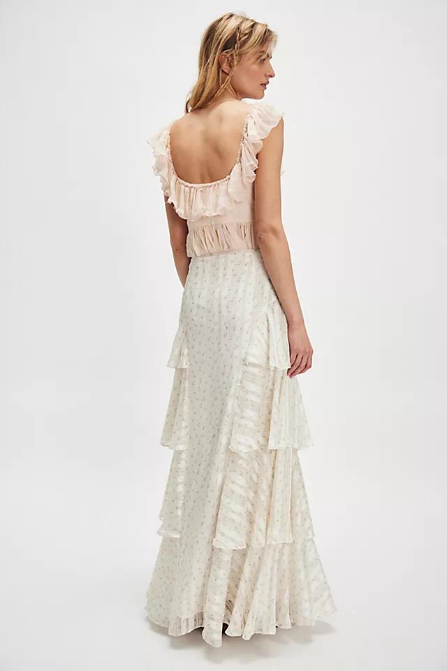 Floral Cascade Maxi Skirt Product Image