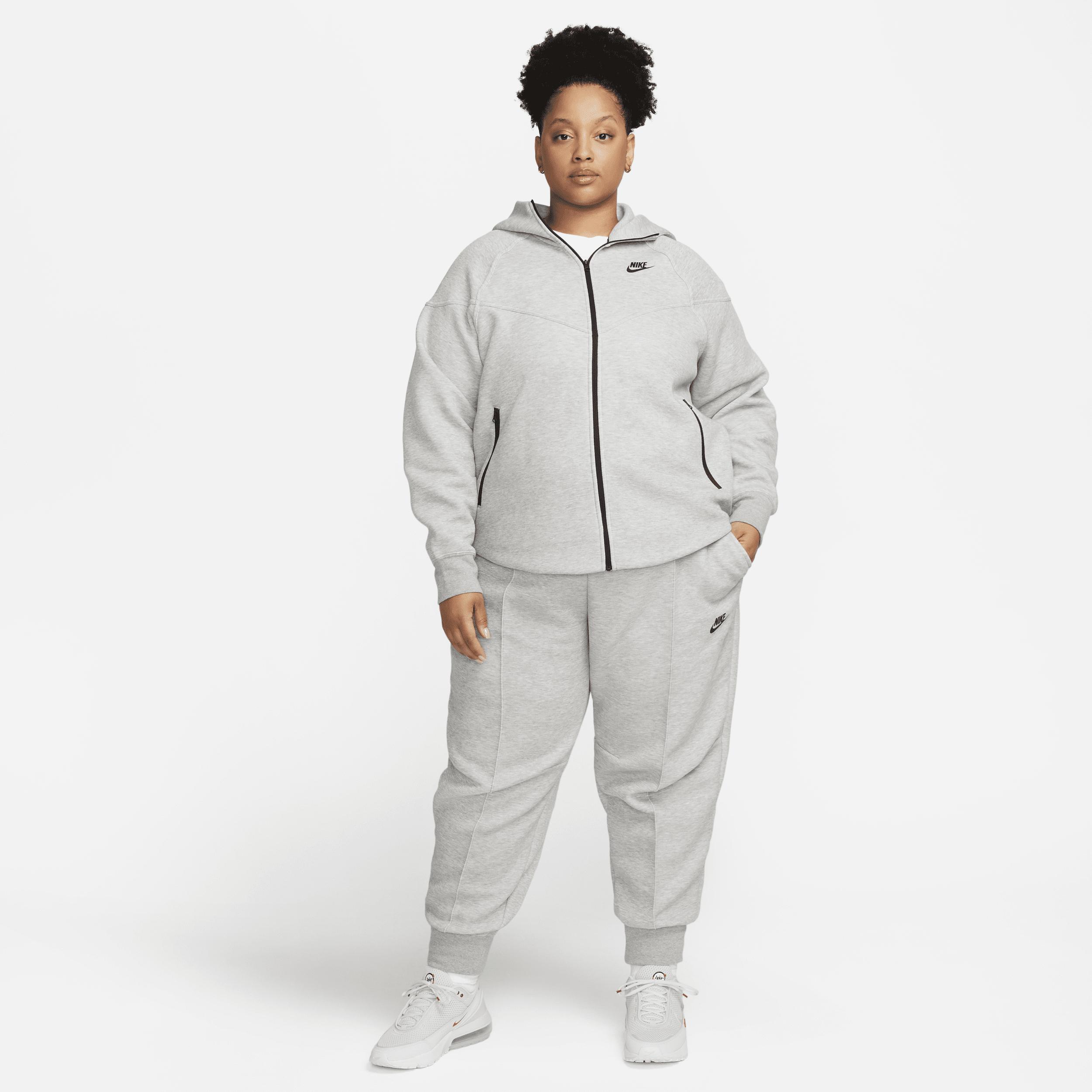 Womens Nike Sportswear Tech Fleece Windrunner Full-Zip Hoodie (Plus Size) | FB8340-063 Product Image