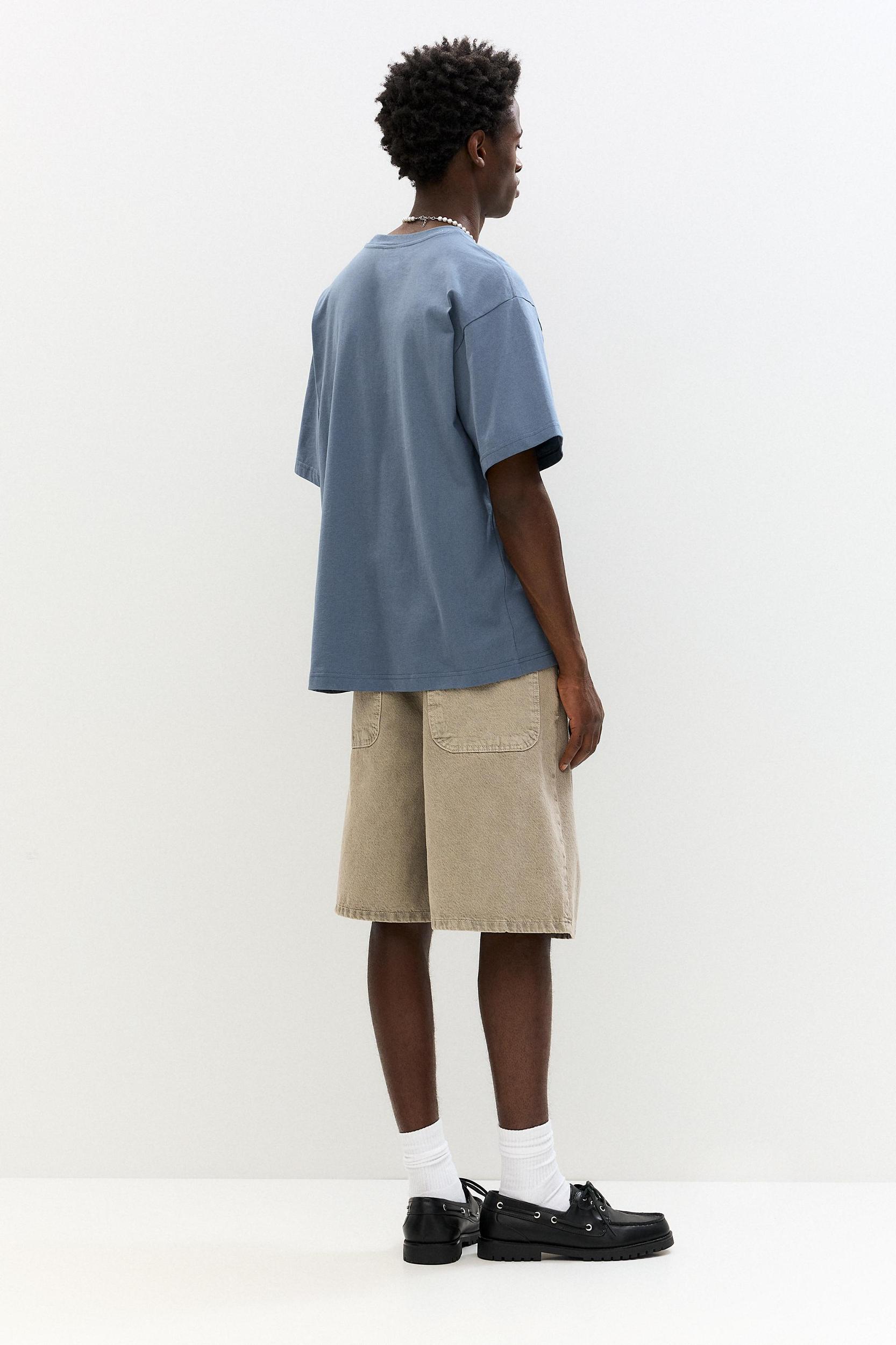 T-shirt with floral embroidery Product Image