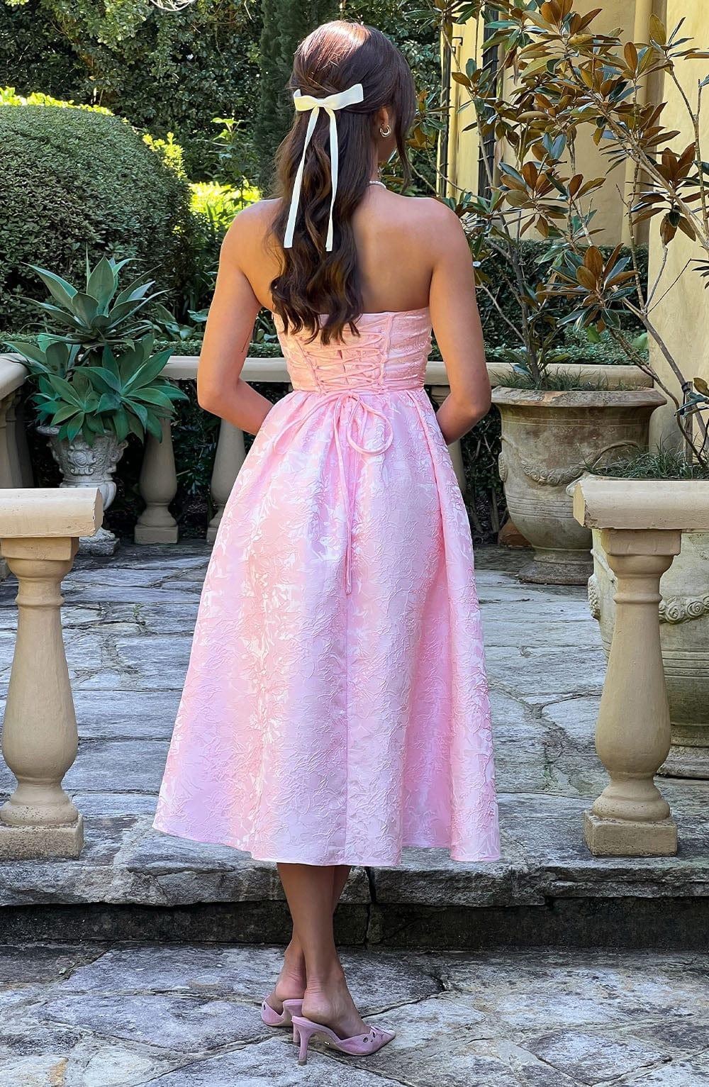 Saoirse Midi Dress - Blush Product Image