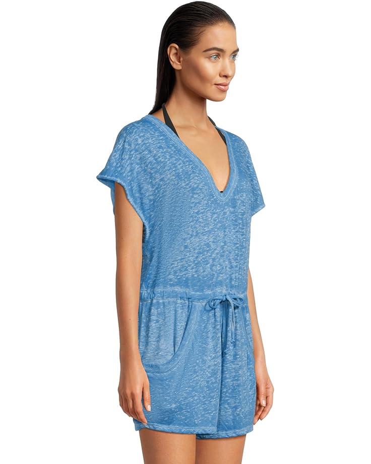 Women's BECCA Beach Date V Neck Romper Cover-Up Product Image