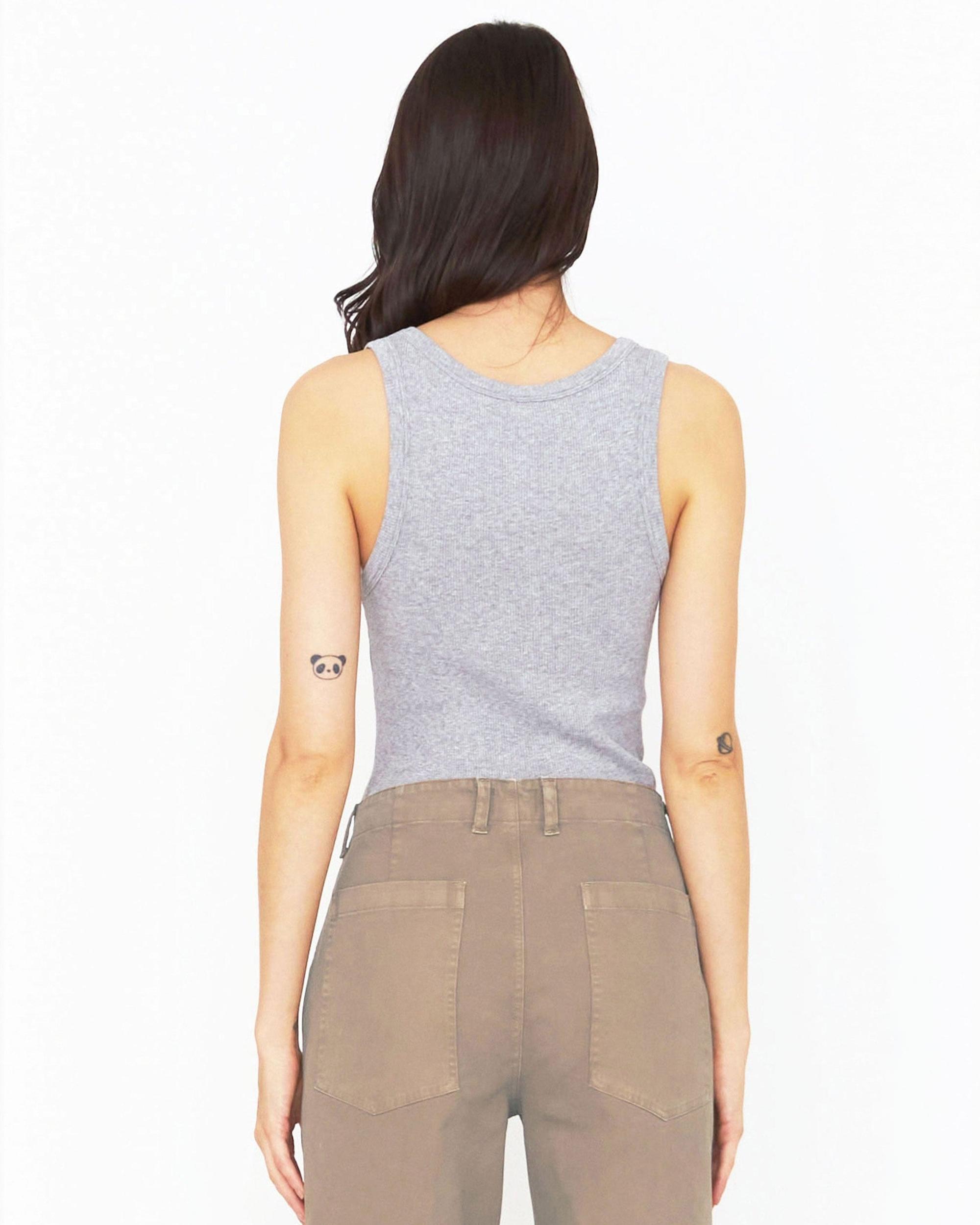 The Ribbed Lenny - Heather Grey Female Product Image