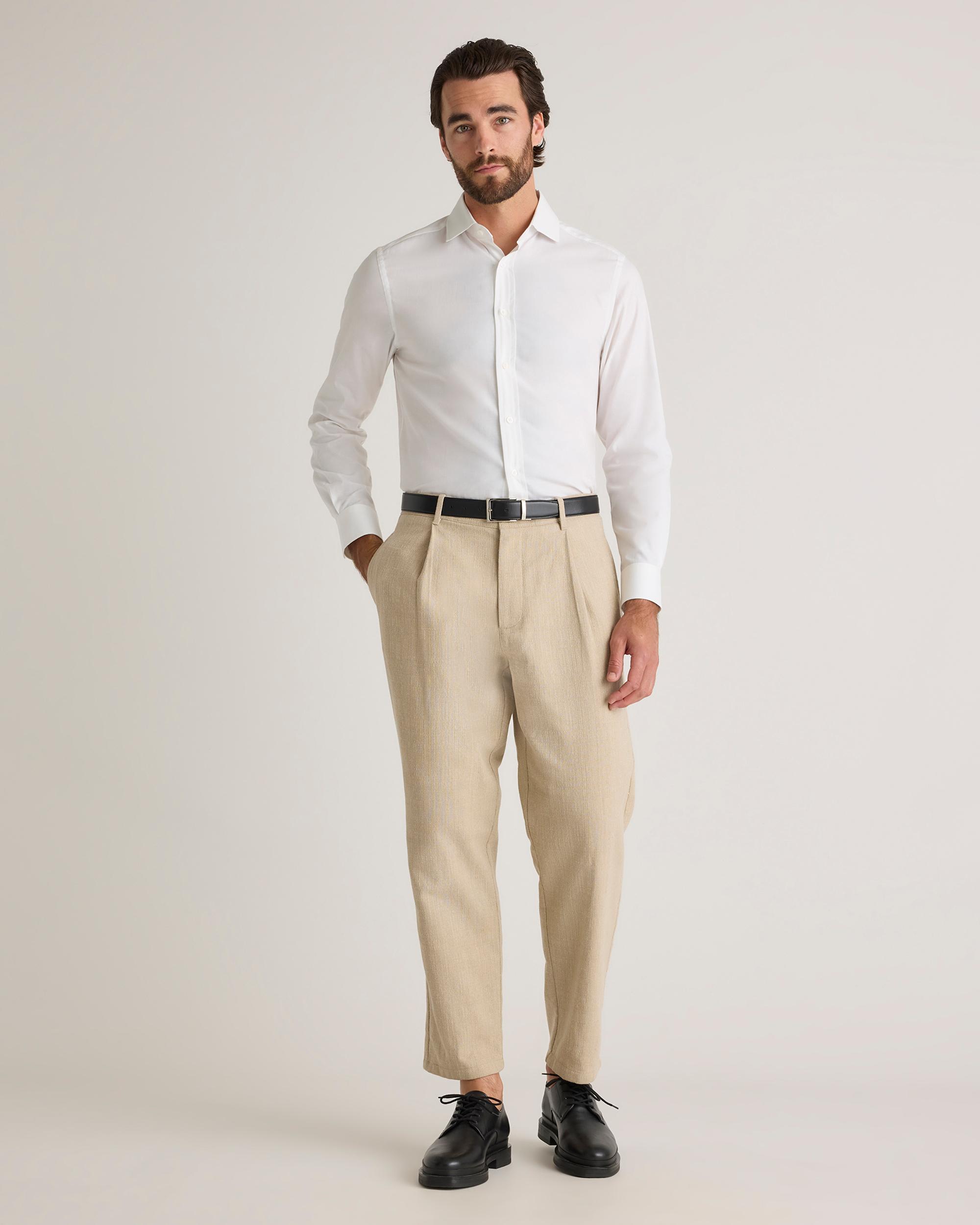 Quince | Men's Cashmere Dress Shirt Organic Cotton Product Image