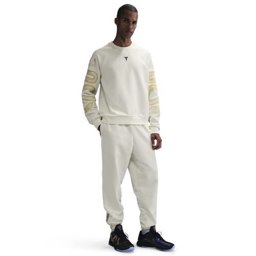 Nike Mens Nike Kobe Tech Fleece Crew - Mens White/Black Product Image