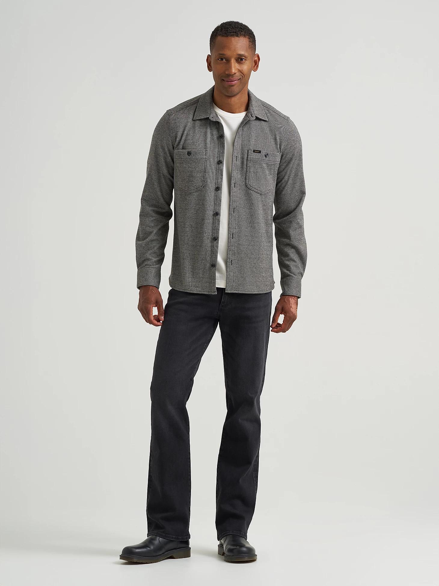 Men's Brushed Knit Shop Shirt | Men's Tops & Tees | Lee® Product Image