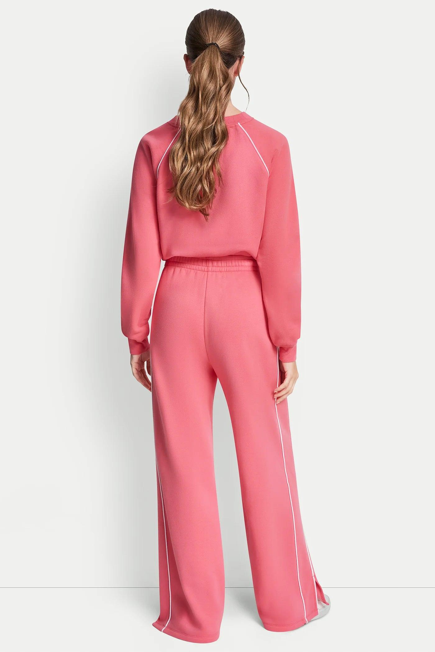 HIGH-RISE PIPED TRACK PANTS Product Image