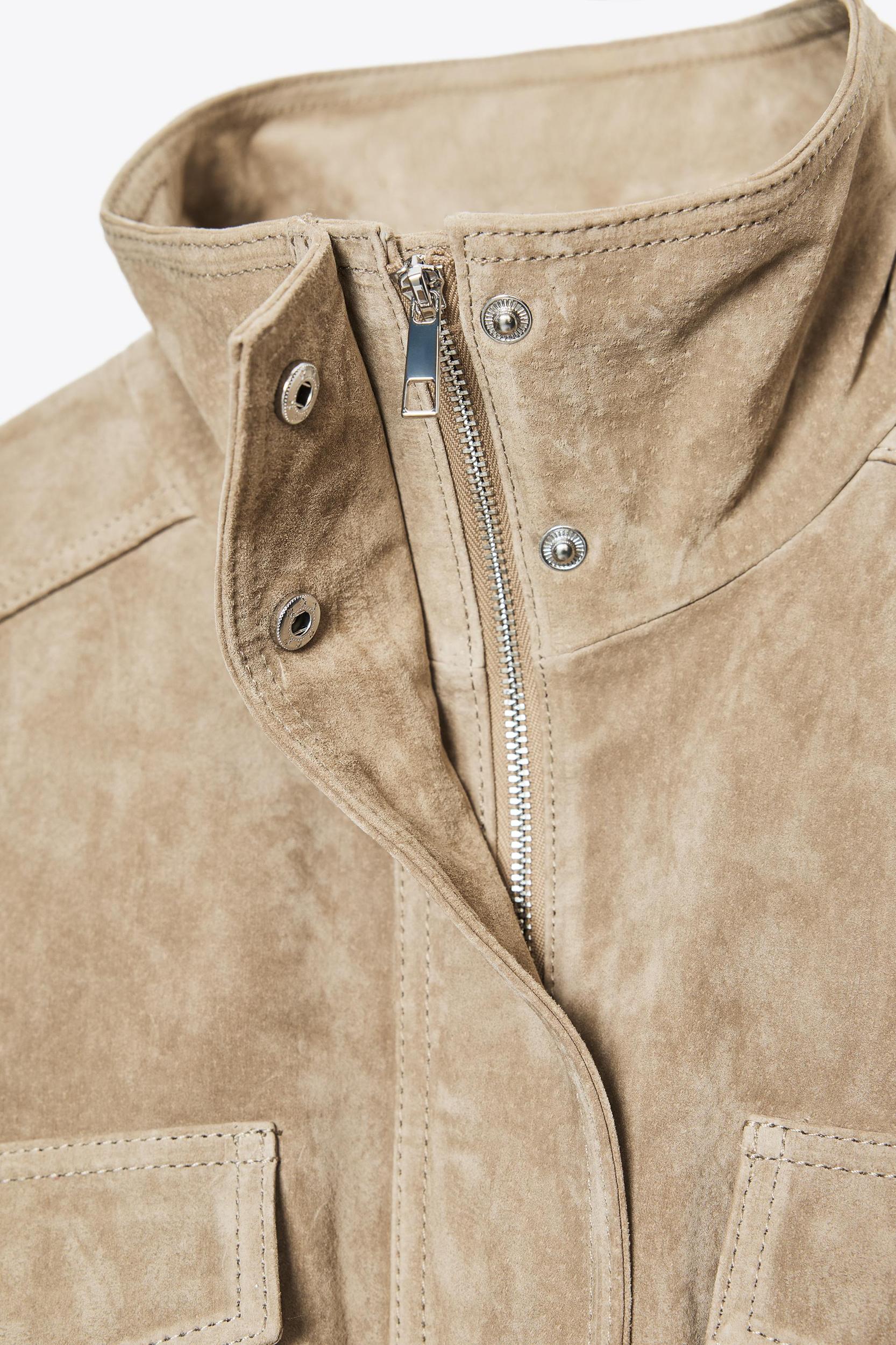 SUEDE LEATHER JACKET Product Image