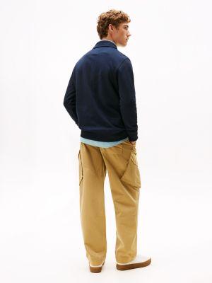 Classic Zip Polo Sweatshirt Product Image