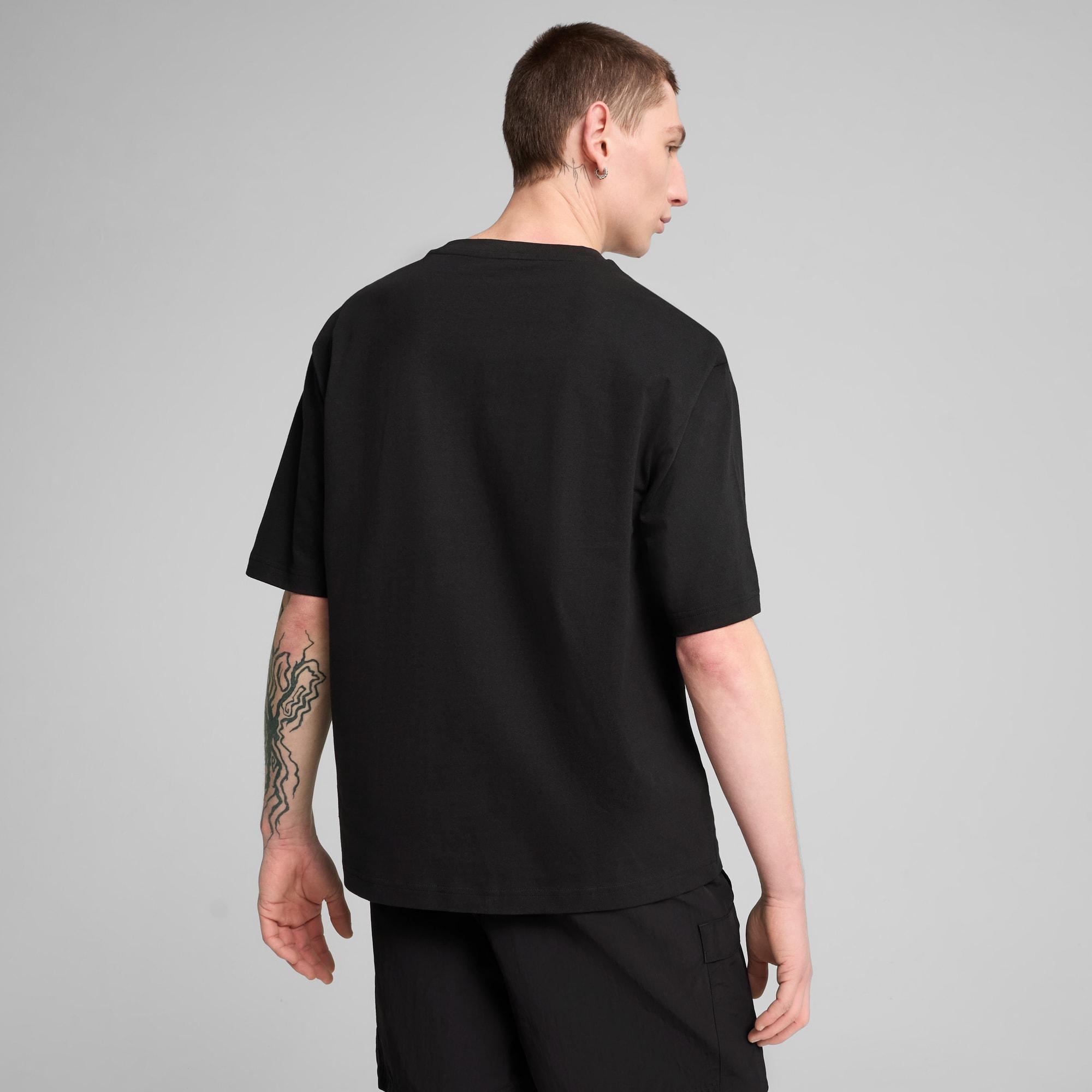 PUMA WARDROBE ESSENTIALS Men's Boxy T-Shirt Product Image
