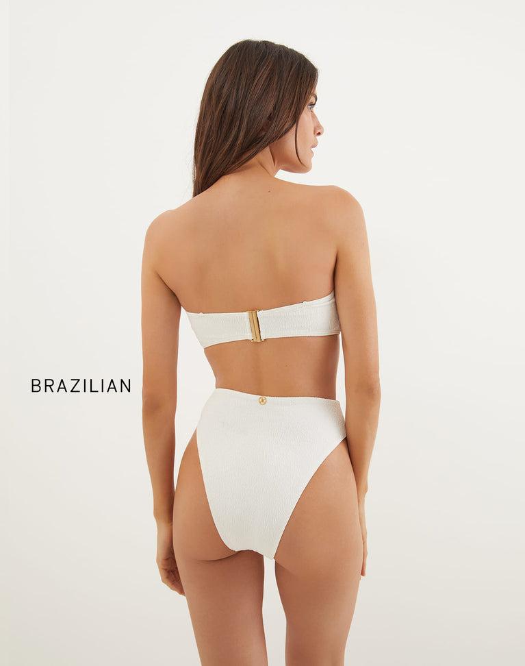 Firenze Becky Bandeau Top - White Product Image