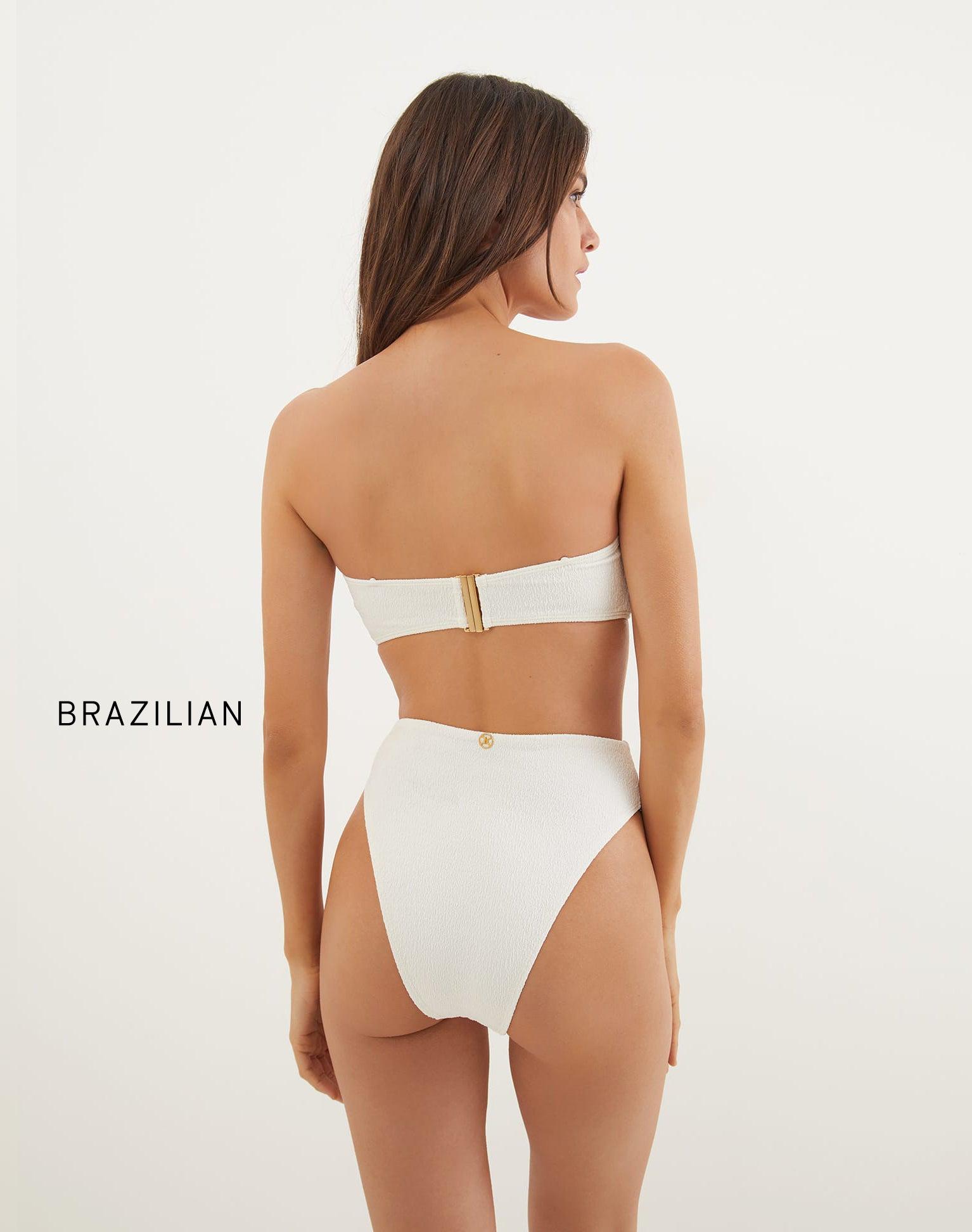 Firenze Becky Bandeau Top - White Product Image
