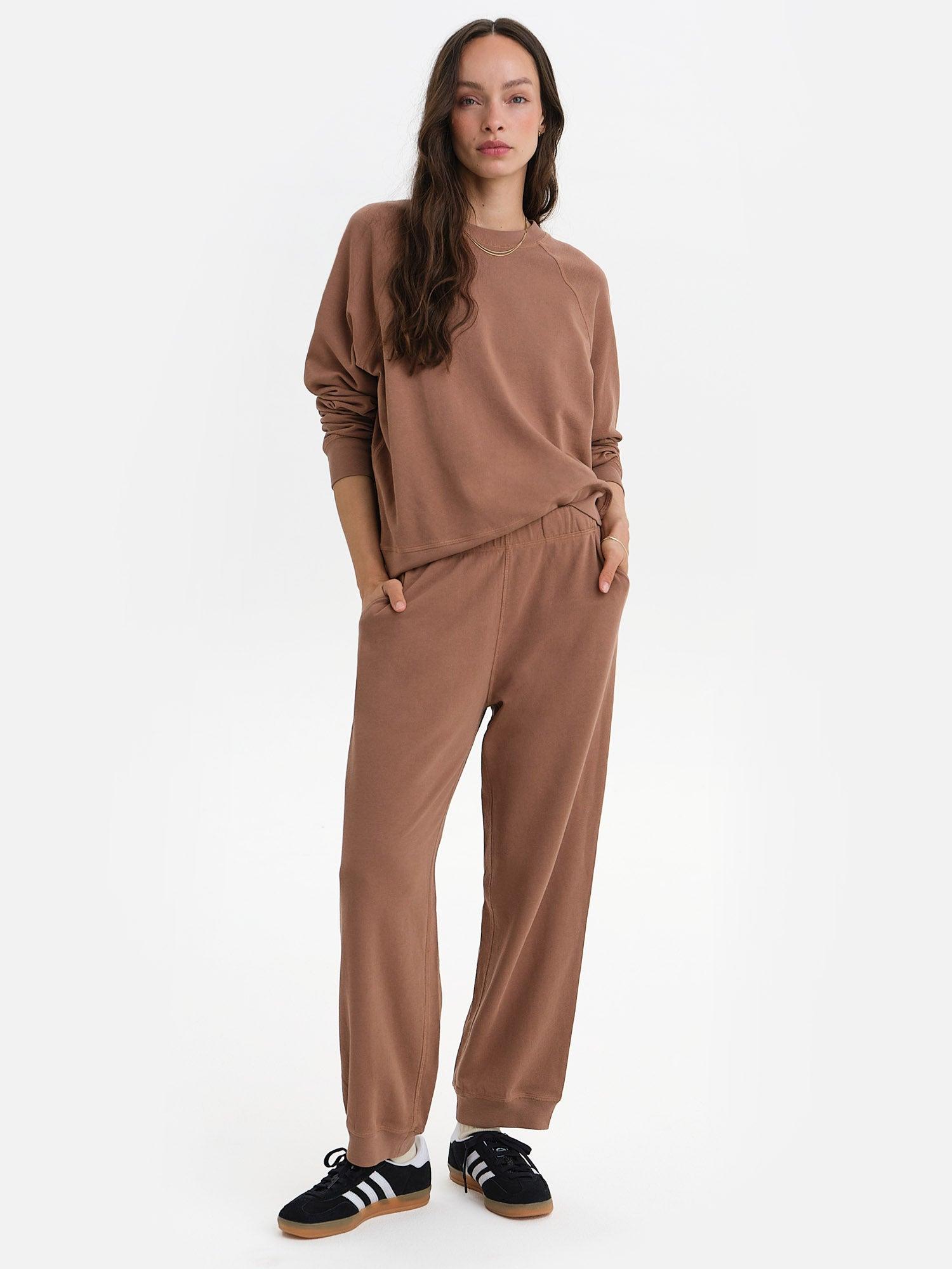 Organic Lightweight Terry Raglan Sweatshirt Female Product Image