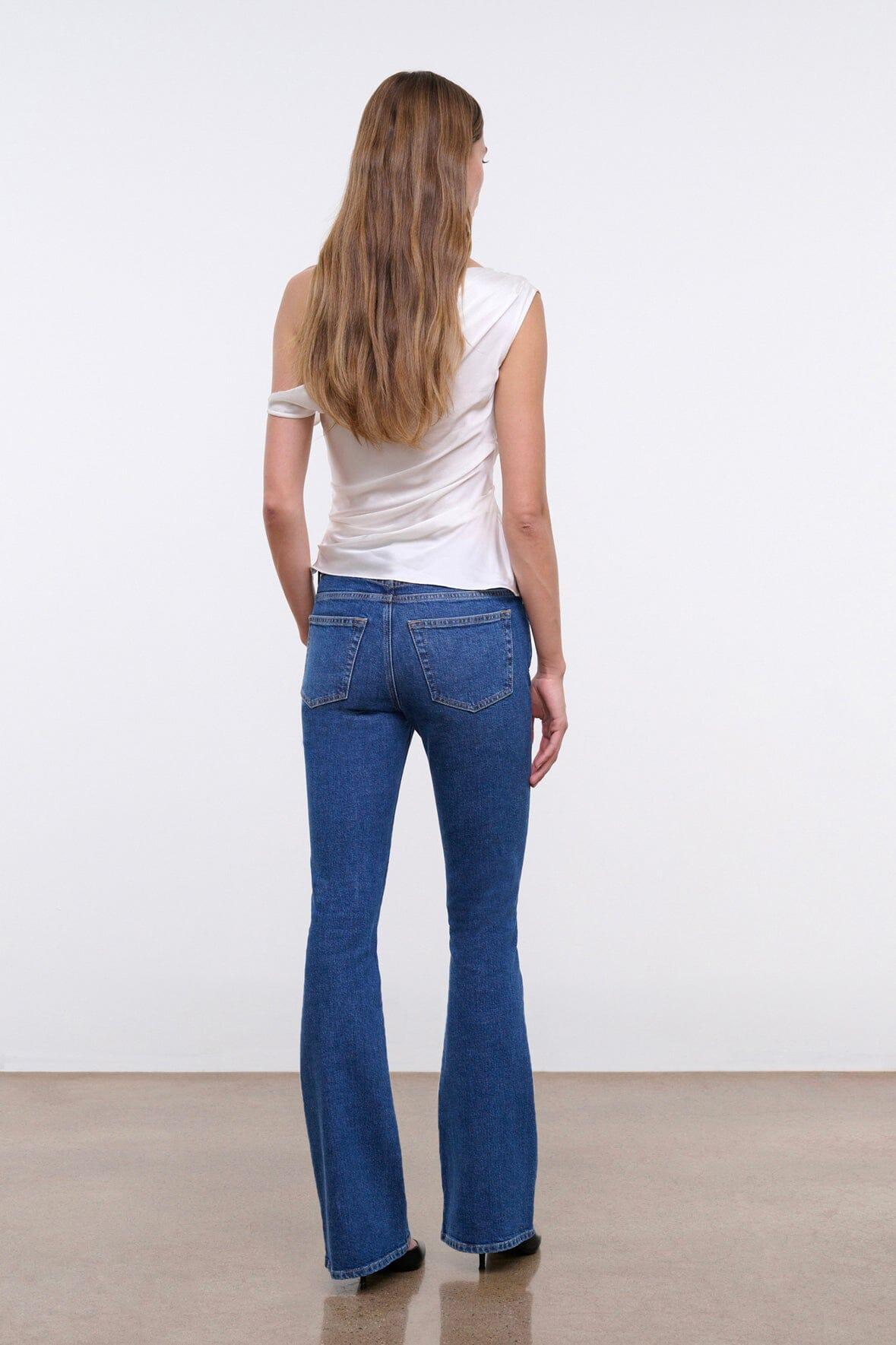 KYLE STRETCH FLARE JEAN | STONE BLUE Product Image