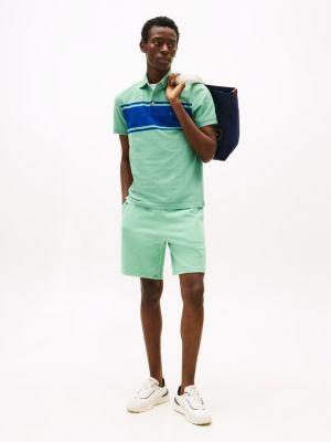 Slim Fit Block Stripe Polo Product Image