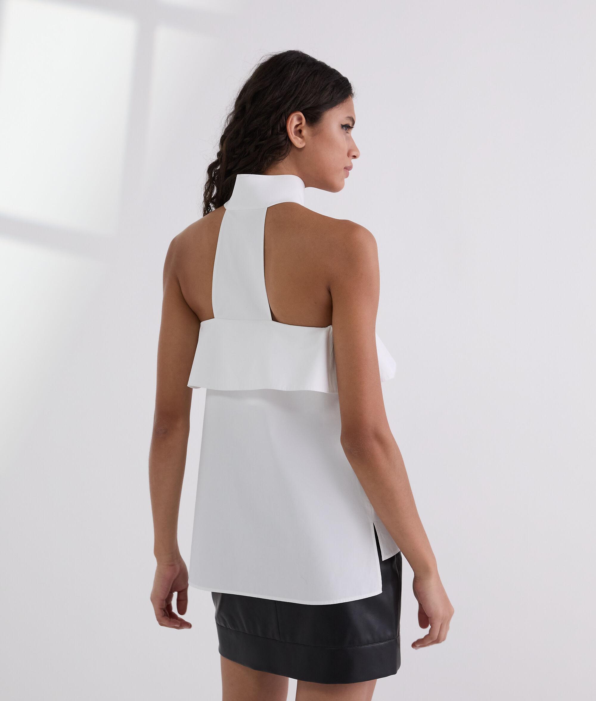 STRAPLESS POPLIN SHIRT Product Image
