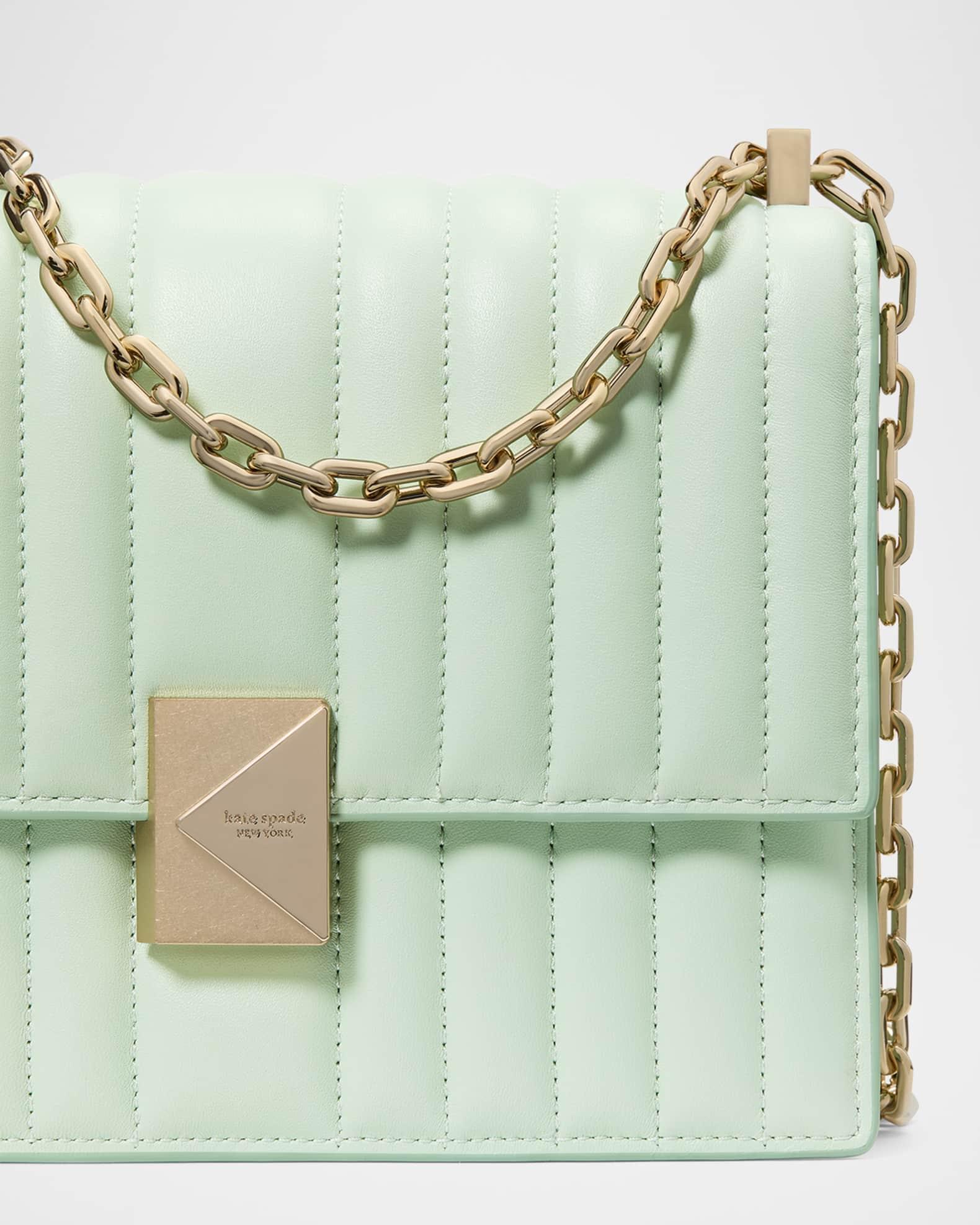 deco quilted leather shoulder bag Product Image