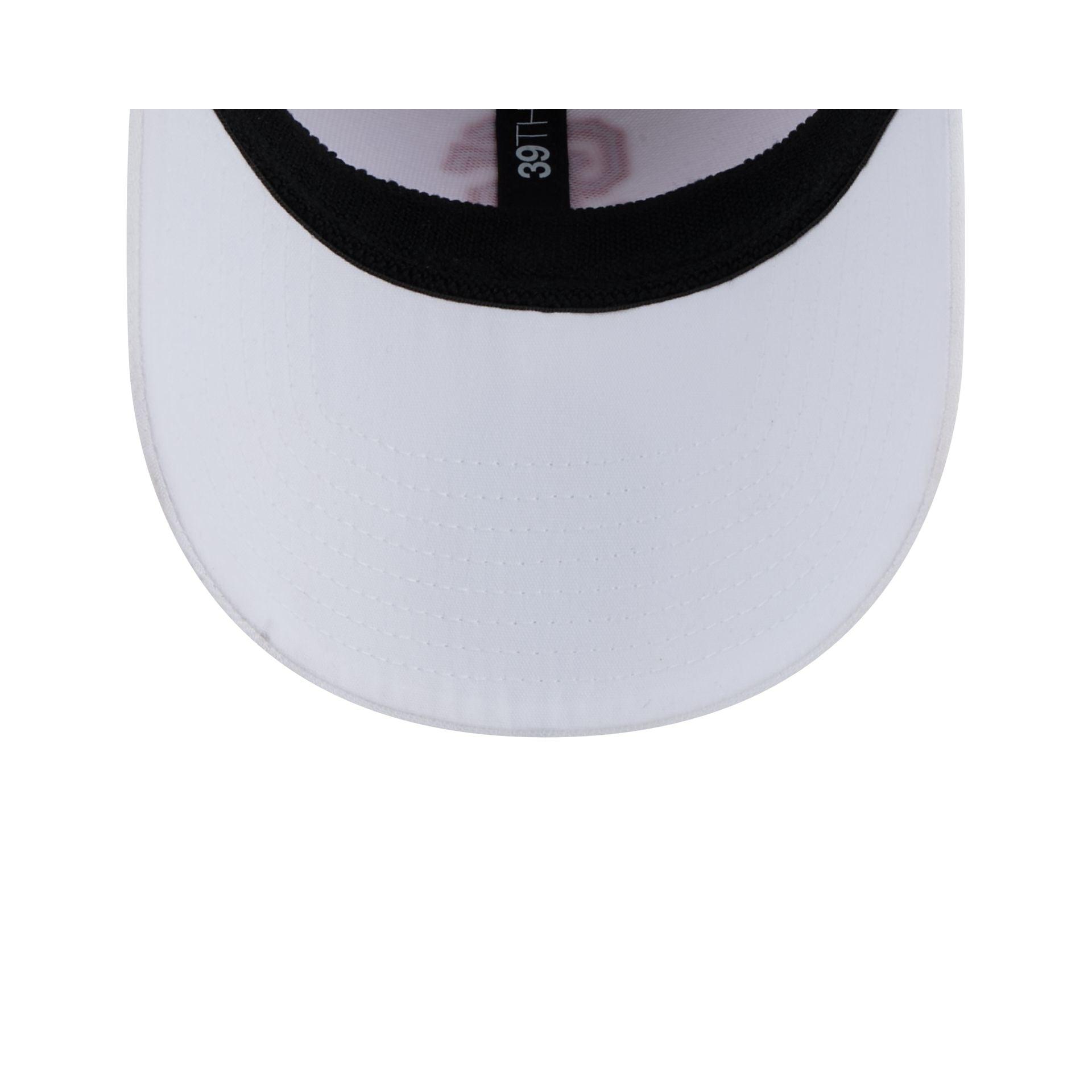 San Francisco Giants Optic White 39THIRTY Stretch Fit Hat Male Product Image