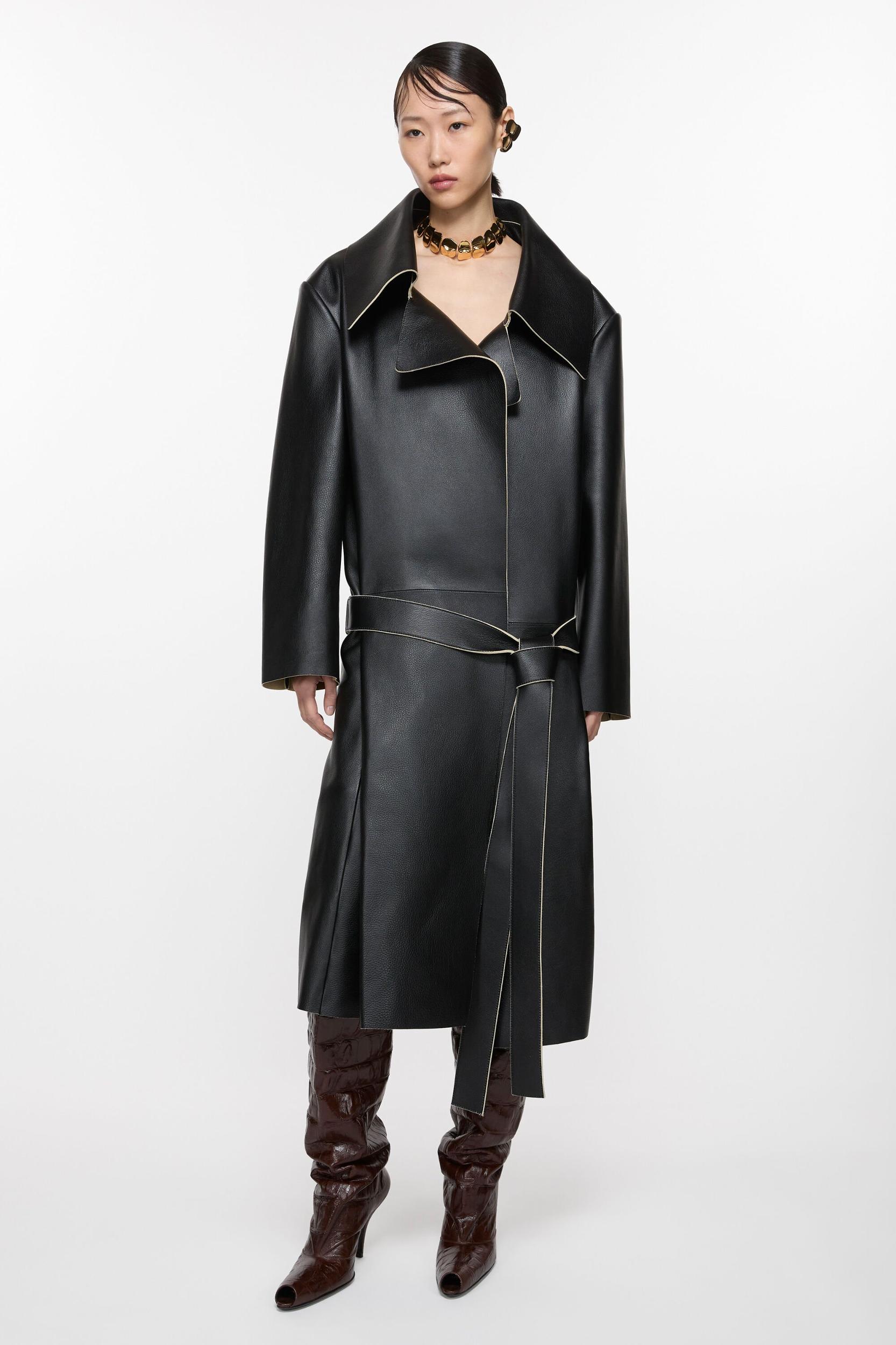 Leather boots open toe Product Image