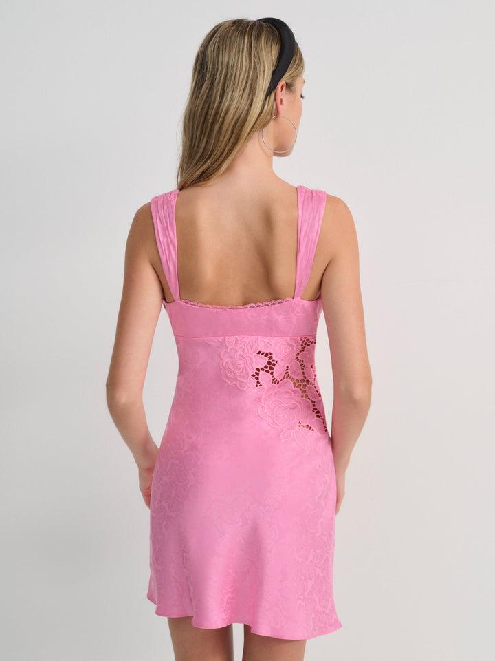 Claudia Mini Dress — Pink Product Image