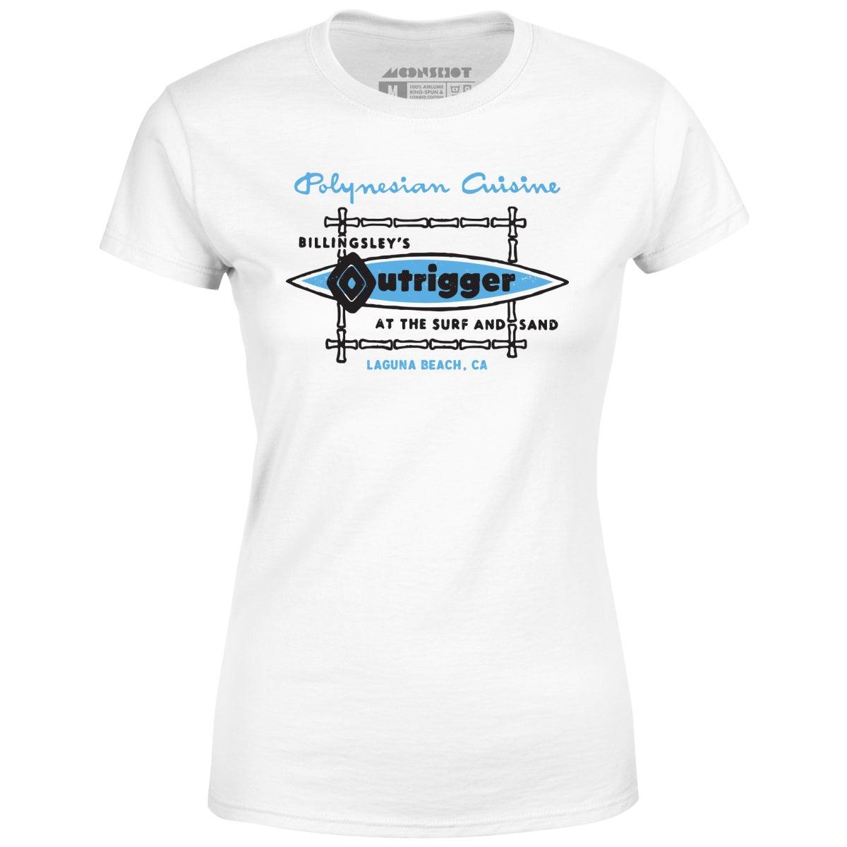 Billingsley's Outrigger - Laguna Beach, CA - Vintage Tiki Bar - Women's T-Shirt Female Product Image