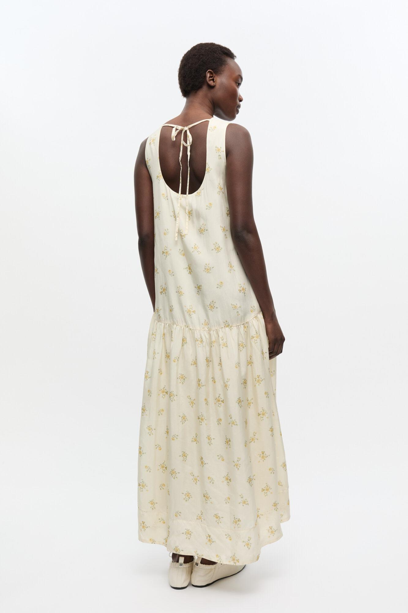 Ivory Floral Dress Product Image