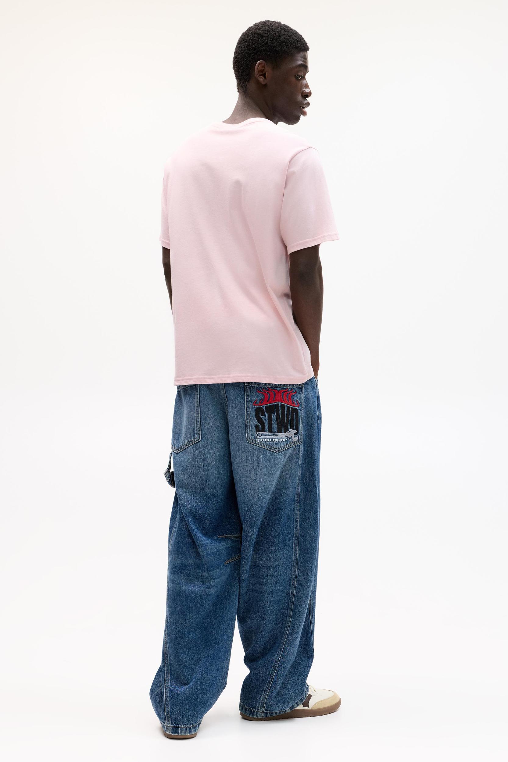 Basic short sleeve cotton T-shirt Product Image